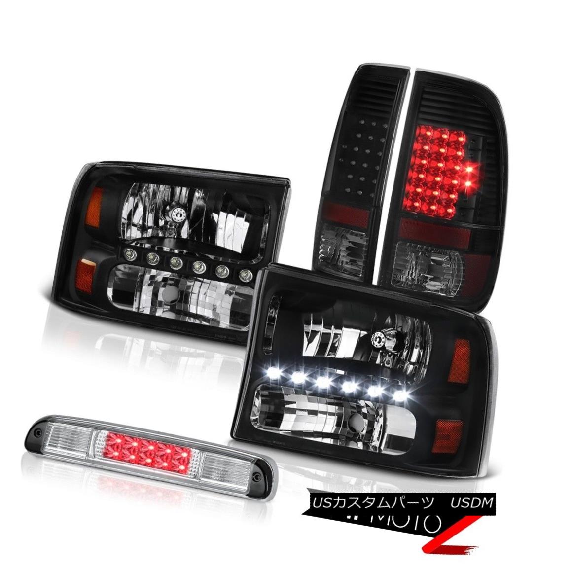 ライト ランプ 驚きの値段で 99 04 Clear Stop Roof Led Lights Tail Brake Headlights Black Pair ヘッドライト Ford Superduty Ford ペアブラックヘッドライトブレーキテールライトledルーフストップクリア99 04 Superduty Www Sabaogalo Com Br