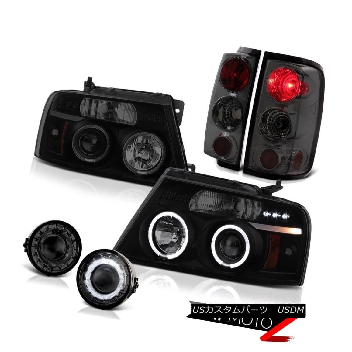 ヘッドライト Projector Dark Angel Eye Headlights Rear Brake Tail Lamp Foglight 2004-2008 F150 プロジェクターダークエンジェルアイヘッドライトリアブレーキテールランプFoglight 2004-2008 F150 【並行輸入品】