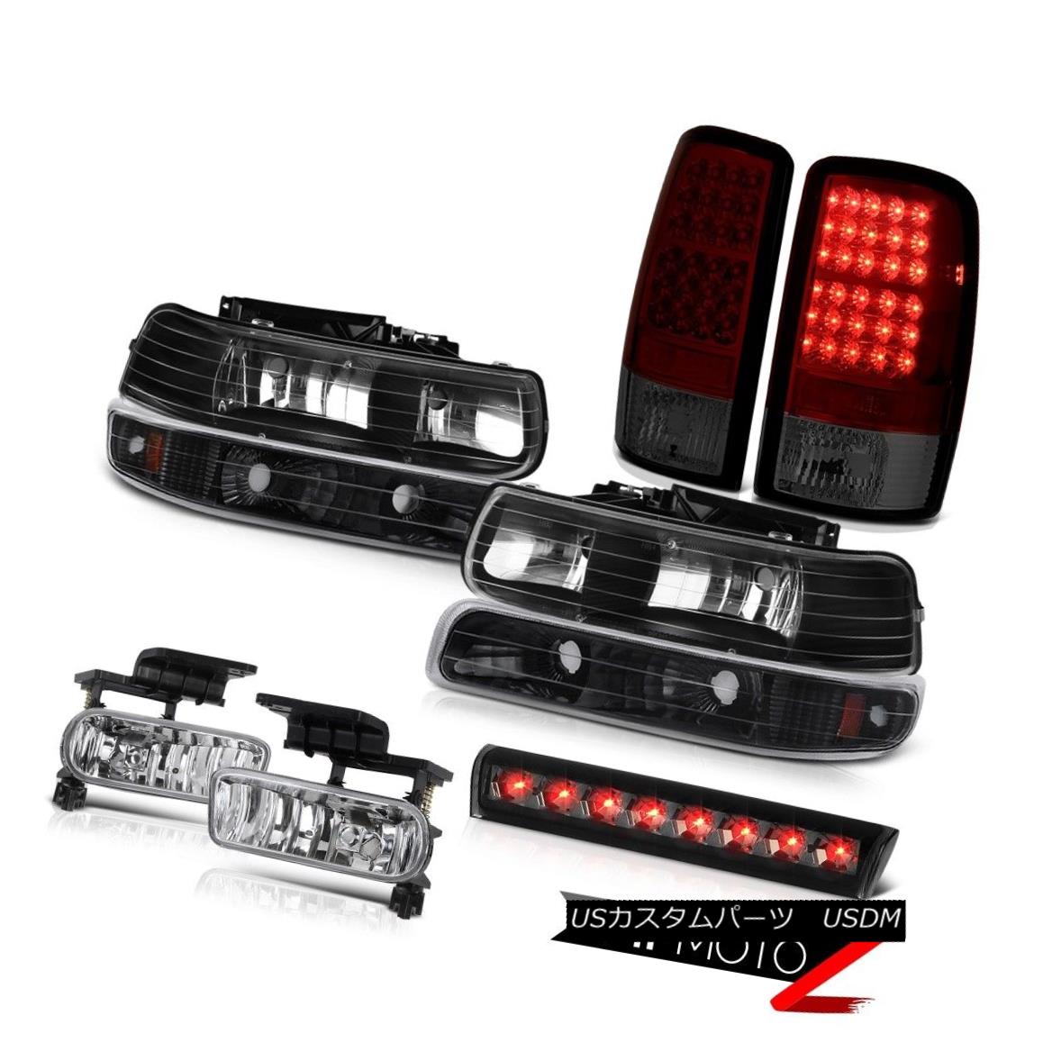 ヘッドライト 00-06 Chevy Suburban Z71 Smoked roof cab lamp fog lights parking brake Headlamps 00-06シボレー郊外Z71スモークルーフタクシーランプフォグライトパーキングブレーキヘッドランプ 【並行輸入品】