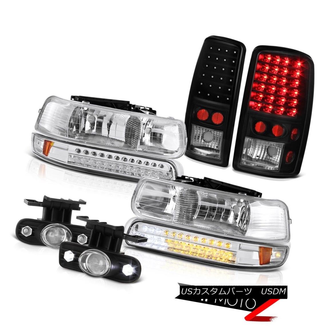ヘッドライト 2000-2006 Suburban 1500 Headlamps SMD Brake Tail Lights Projector Driving Fog 2000-2006郊外1500ヘッドランプSMDブレーキテールライトプロジェクタードライビングフォグ 【並行輸入品】