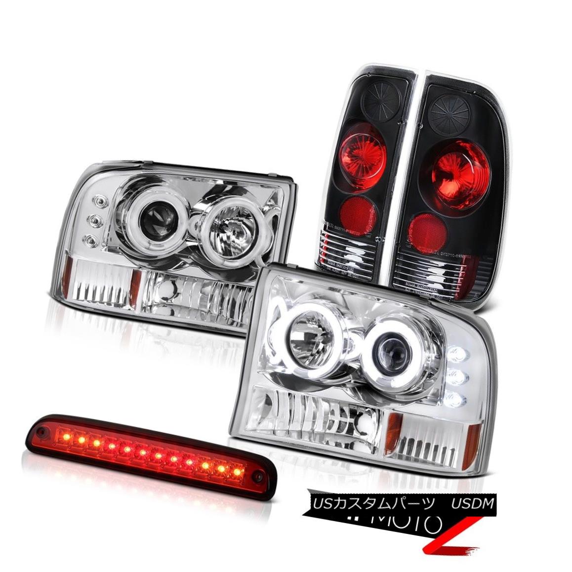 ヘッドライト Fluorescence Halo Headlight Roof Brake LED TailLight 99 00 01 02 03 04 F350 7.3L 蛍光ハローヘッドライトルーフブレーキLED TailLight 99 00 01 02 03 04 F350 7.3L 【並行輸入品】