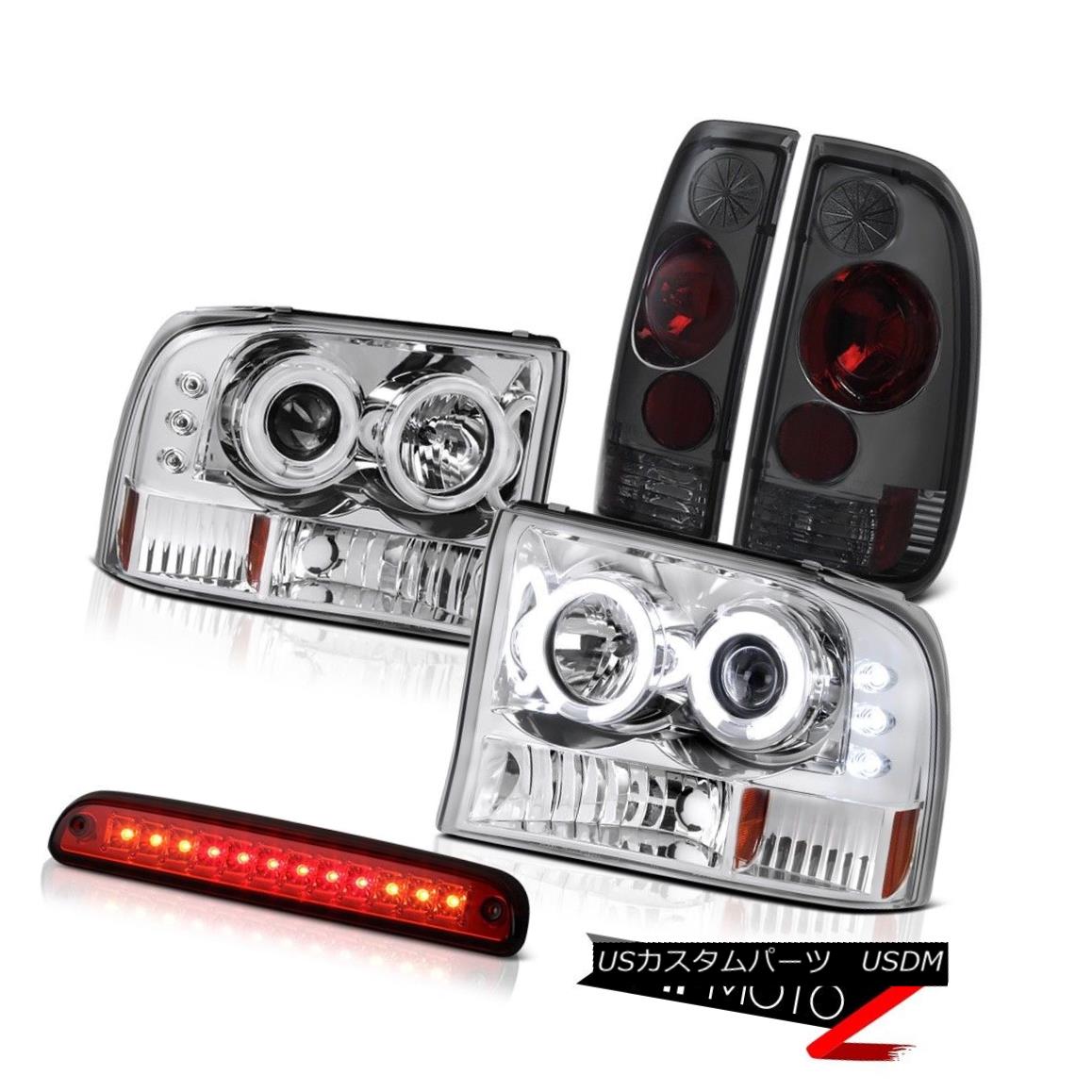 ヘッドライト Euro CCFL HeadLights Third Brake Red LED Altezza Tinted Tail Lamps 99-04 F350 ユーロCCFLヘッドライトサードブレーキレッドLED Altezzaテールテールランプ99-04 F350 【並行輸入品】 57,899円