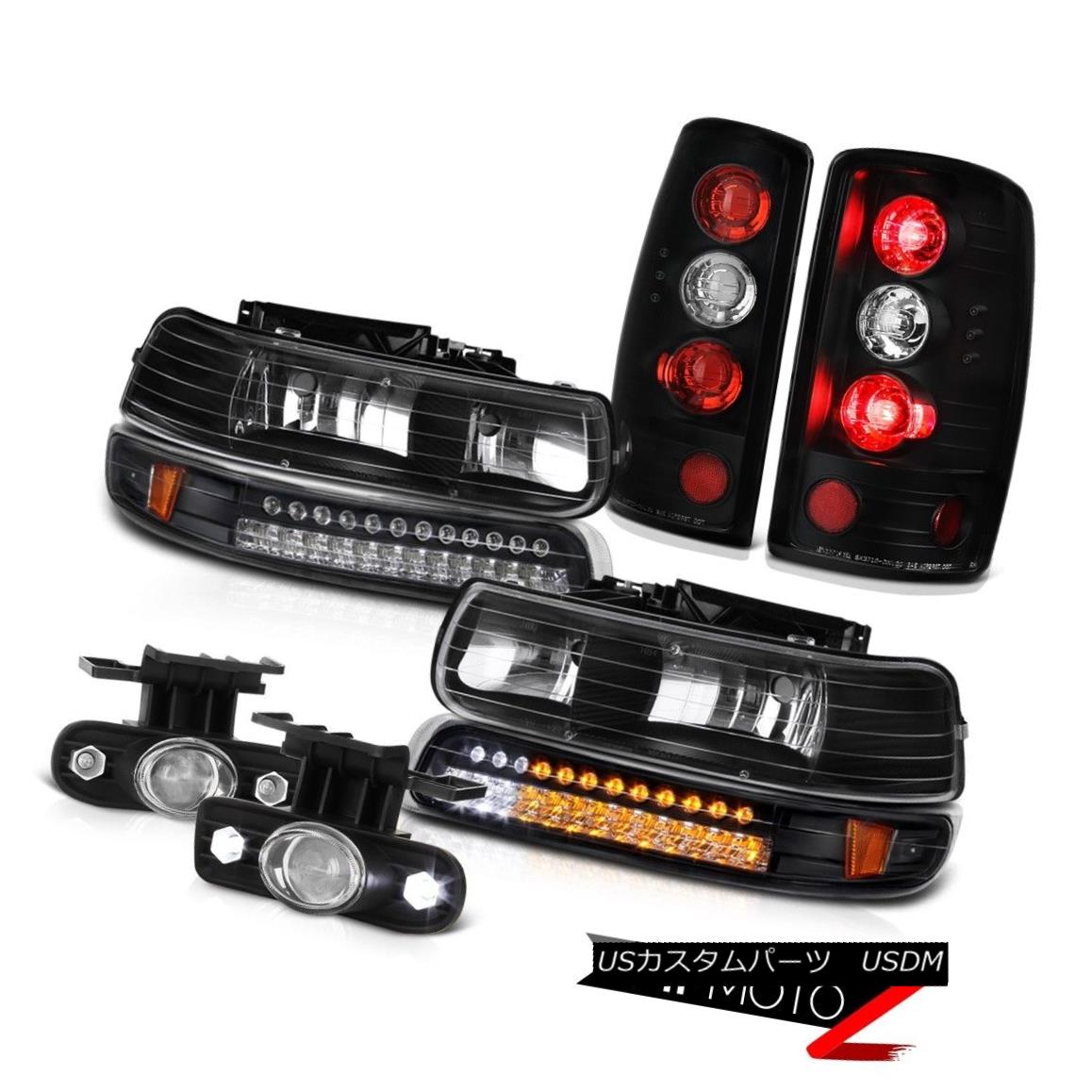 ヘッドライト 00-06 Suburban 2500 Barn Door Parking Brake Lights Fog Chrome Foglamps Light 00-06郊外2500納屋ドアパーキングブレーキライトフォグクロムフォグランプライト 【並行輸入品】