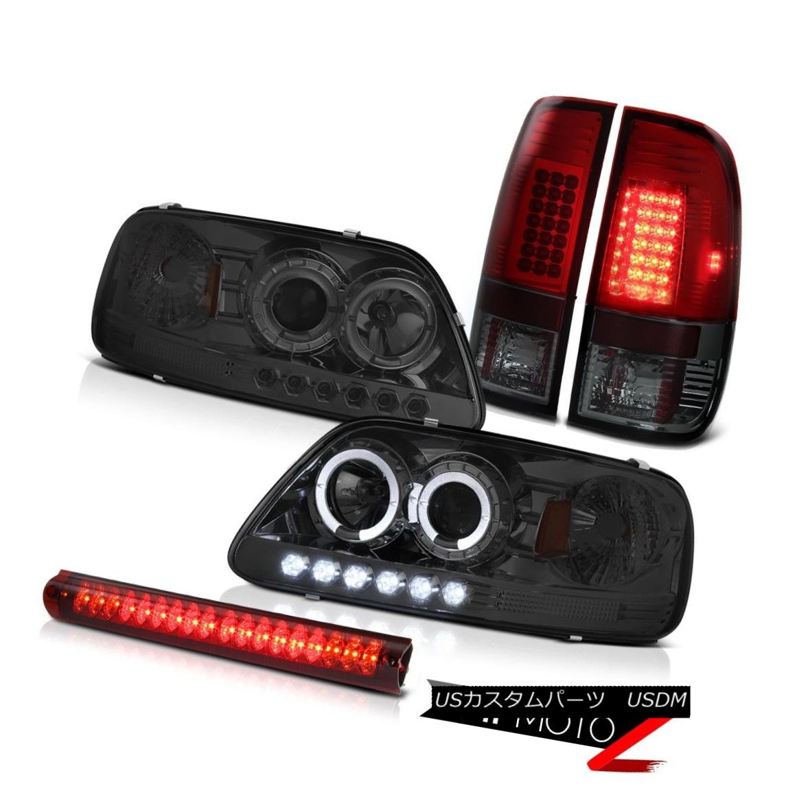 ヘッドライト Halo Projector Smoke Headlight 97-03 F150 SVT Burgundy LED Taillight Brake Bulbs ハロープロジェクター煙ヘッドライト97-03 F150 SVTブルゴーニュLED迷路ブレーキバルブ 【並行輸入品】
