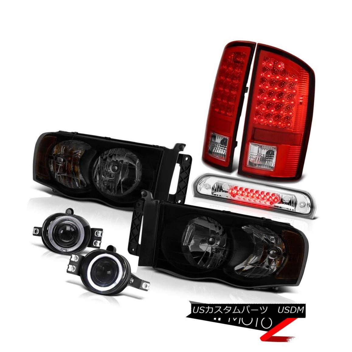 ヘッドライト 2003-2005 Dodge Ram 2500 Slt Headlamps Chrome Fog Lights Roof Cargo Light Tail 2003-2005ダッジラム2500スリットヘッドランプクロームフォグライトルーフカーゴライトテール 【並行輸入品】