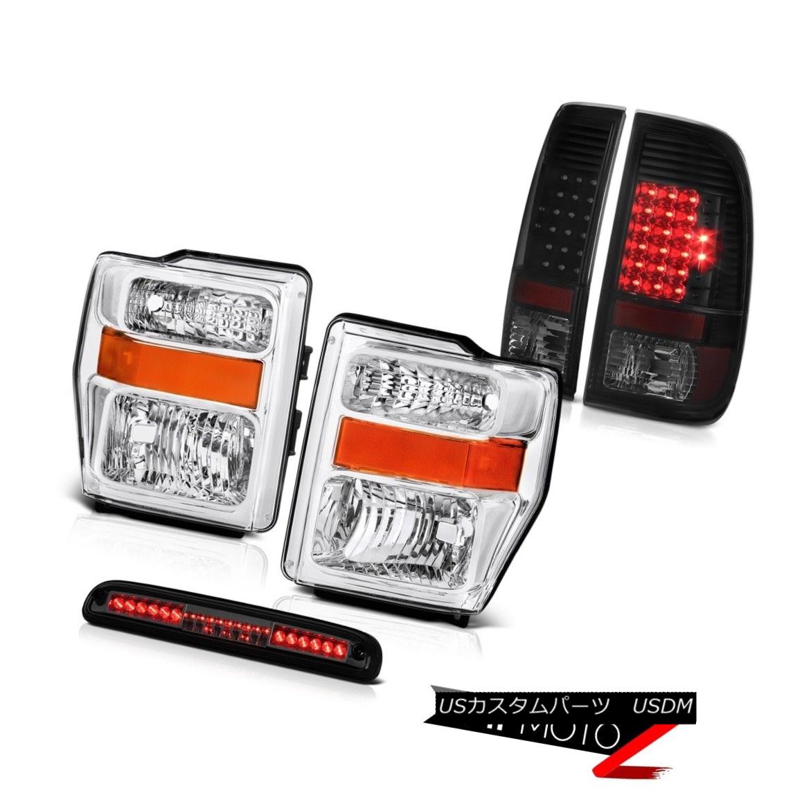 海外輸入 ライト ランプ 08 10 Smoke Stop High Lights Tail Led Headlights Right Left Superduty F250 Ford 08 10 ヘッドライト Ford Superduty左ライトヘッドライトledテールライトハイストップスモーク F250 Rsud Soemarno Go Id