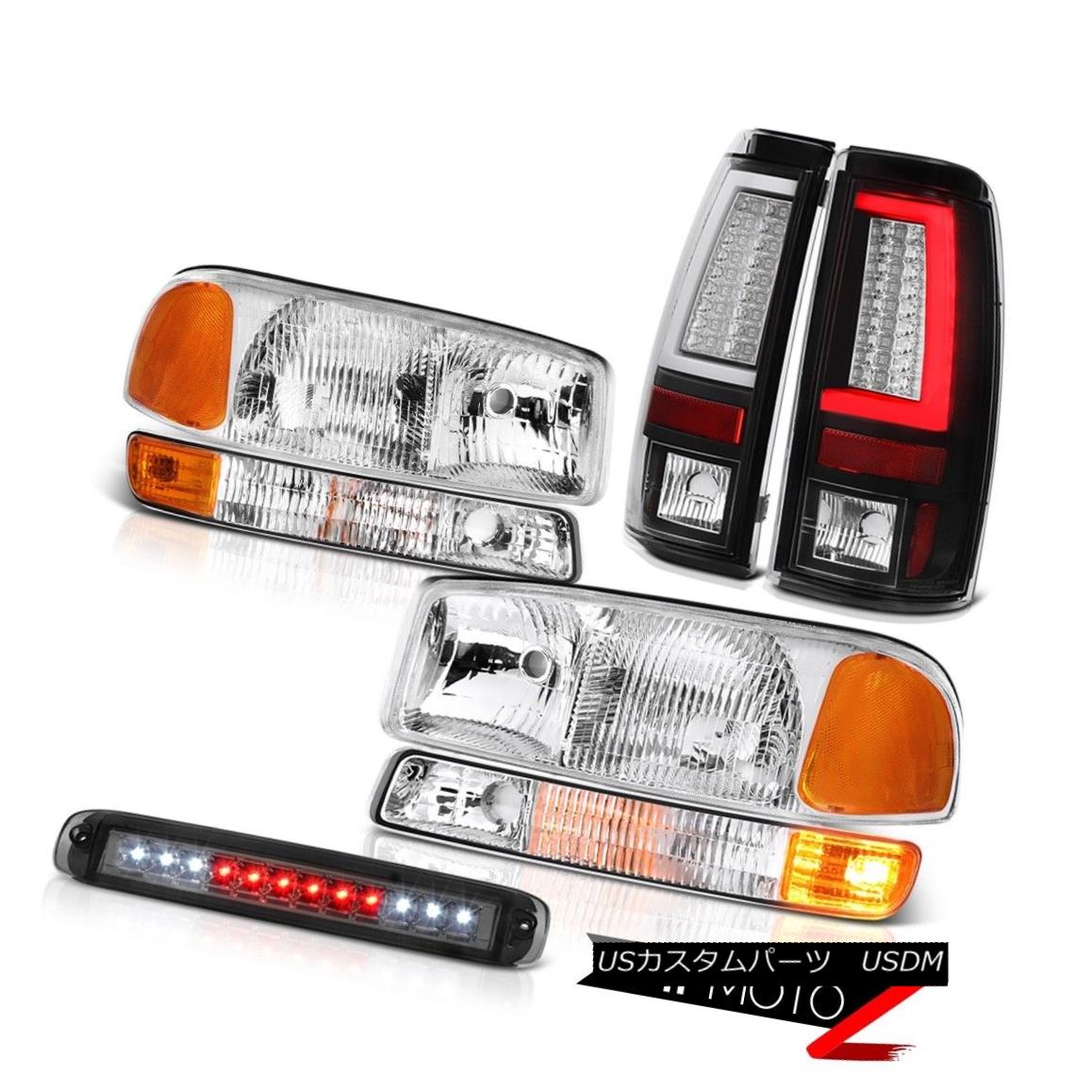ヘッドライト 99-06 Sierra SL Sterling Chrome Headlights Corner Tail Lights Roof Brake Light 99-06シエラSLスターリングクロームヘッドライトコーナーテールライトルーフブレーキライト 【並行輸入品】
