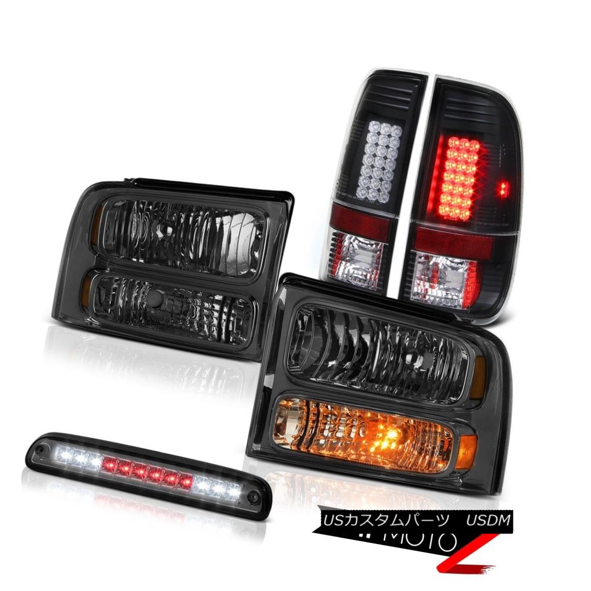 ヘッドライト 2005 2006 2007 F250 SD 5.4L Smoke Headlights Tail Lights Assembly LED High Stop 2005 2006 2007 F250 SD 5.4LスモークヘッドライトテールライトアセンブリLEDハイストップ 【並行輸入品】