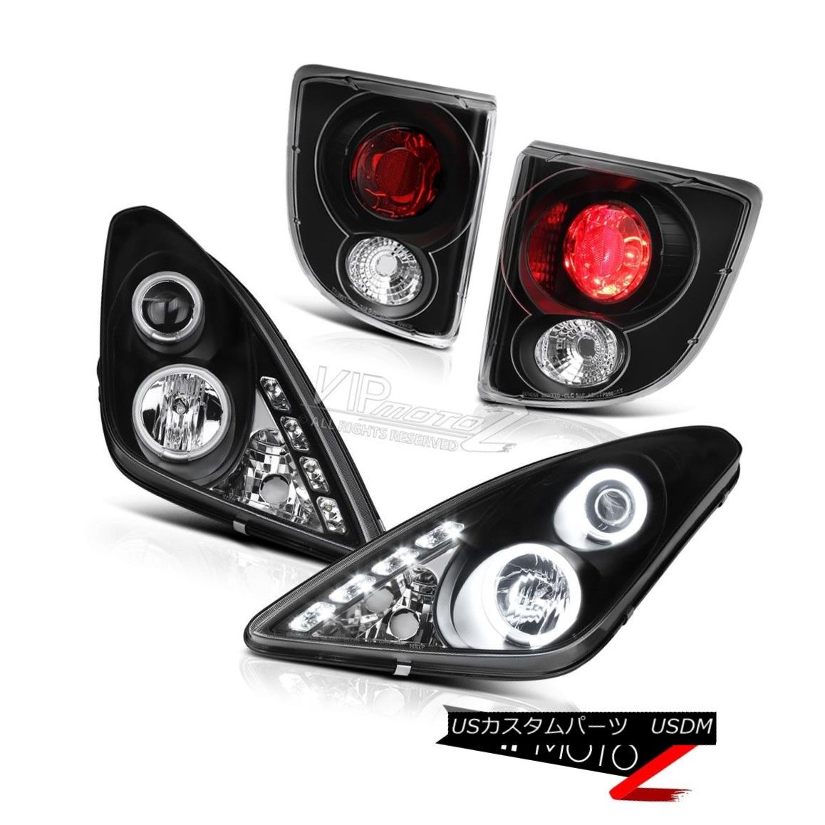ヘッドライト 2000-2005 Toyota Celica ZZT230 Projector Headlights Taillights Dual Halo Euro 2000-2005トヨタセリカZZT230プロジェクターヘッドライトデュアルヘイロー 【並行輸入品】