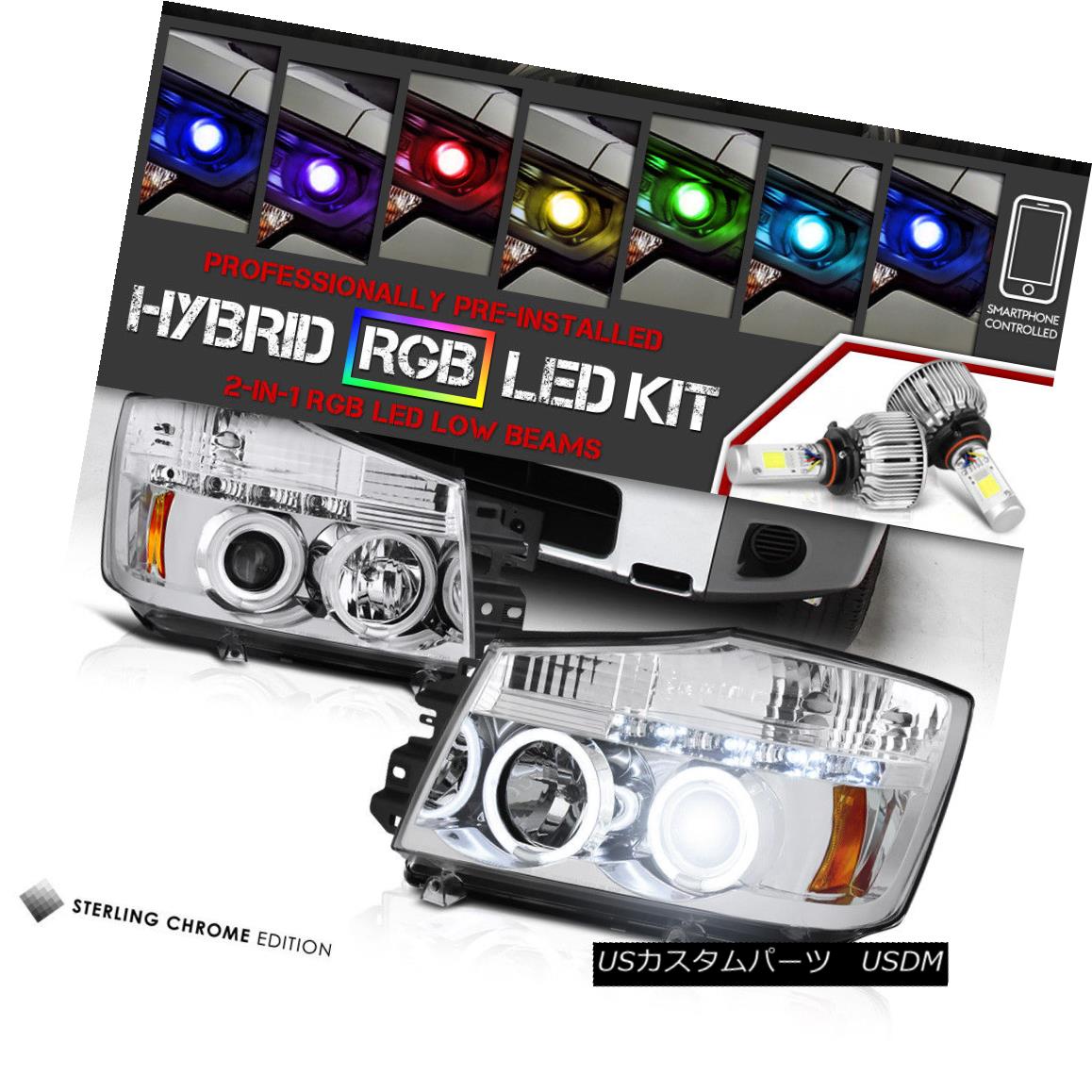 ライト ランプ 珍しい 調節可能なカラーledロービーム Truck Titan 04 14 For Set Headlamp Euro Ccfl L R Beam Low Led Color Adjustable ヘッドライト 04 Ccflユーロヘッドランプセット R 14タイタントラック用のl