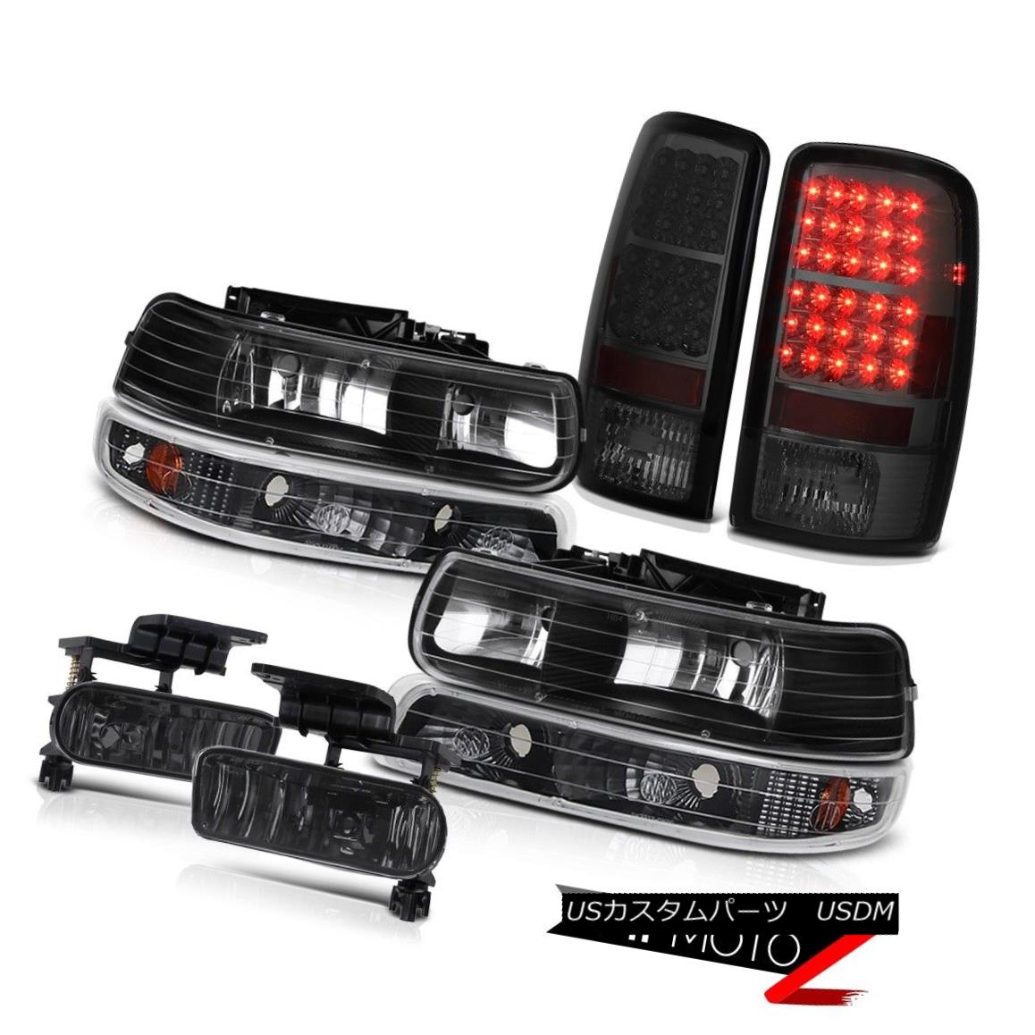 ヘッドライト Headlamps Signal Tail Lights LED Tinted Dark Smoke Fog 2000-2006 Chevy Tahoe ヘッドランプ信号テールライトLED Tinted Dark Smoke Fog 2000-2006 Chevy Tahoe 【並行輸入品】