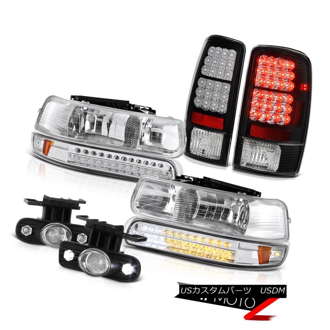 ヘッドライト 00 01 02 03 04 05 06 Tahoe LED Signal Headlamps Brake Tail Lights Projector Fog 00 01 02 03 04 05 06タホーLEDシグナルヘッドランプブレーキテールライトプロジェクターフォグ 【並行輸入品】