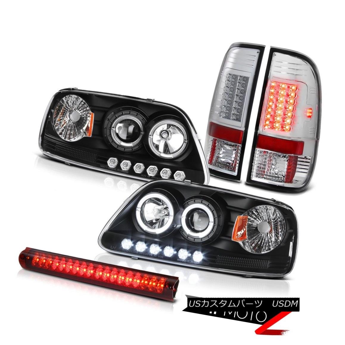 ヘッドライト Black Headlight Brake Lamps Tail Lights Wine Red Third LED 97-03 F150 King Ranch ブラックヘッドライトブレーキランプテールライトワインレッドThird LED 97-03 F150 King Ranch 【並行輸入品】