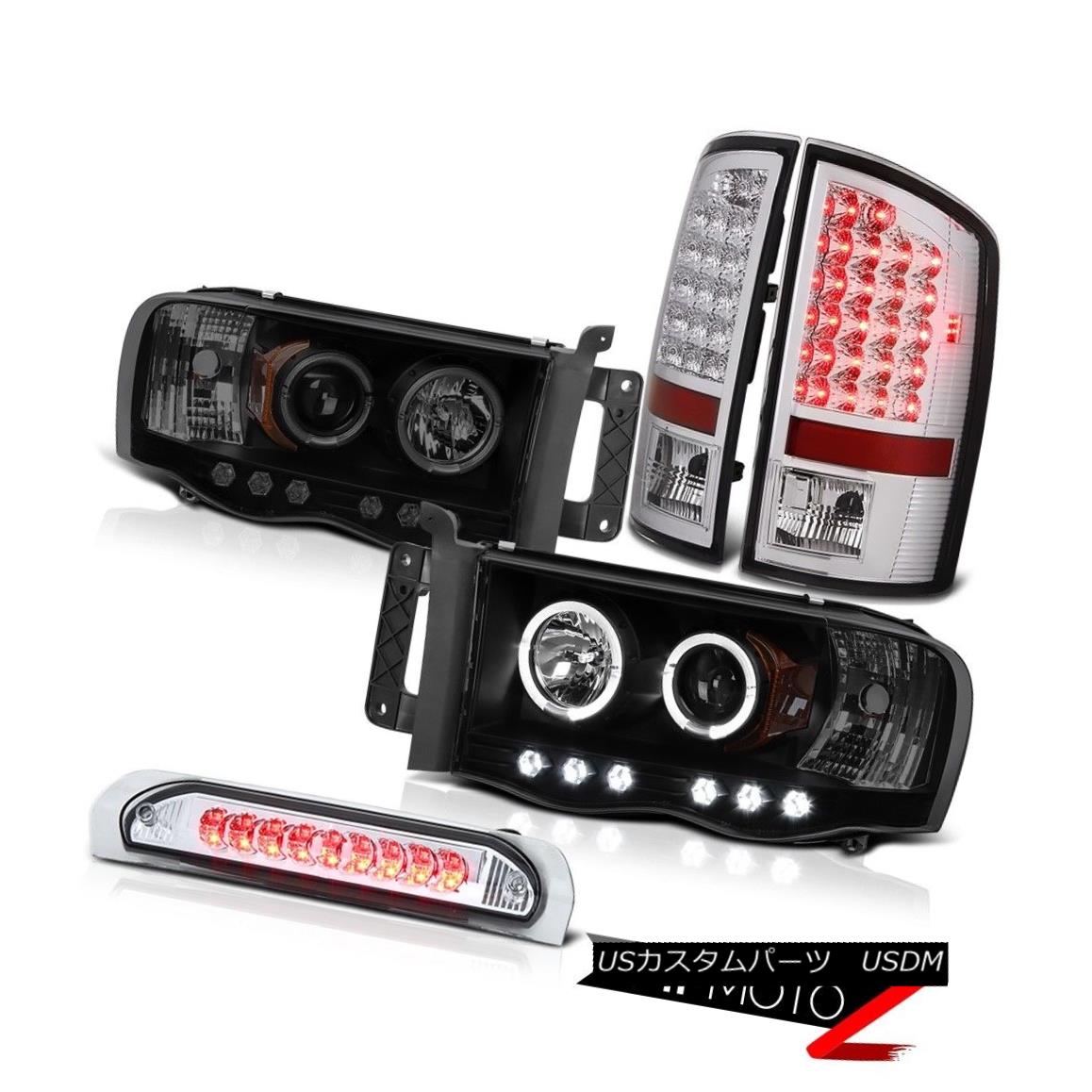 ヘッドライト 2002-2005 Ram V6 V8 WS L.E.D Projector DRL Headlight Bright LED Tail Lights 3rd 2002-2005 Ram V6 V8 WS L.E.DプロジェクターDRLヘッドライトブライトLEDテールライト3 【並行輸入品】