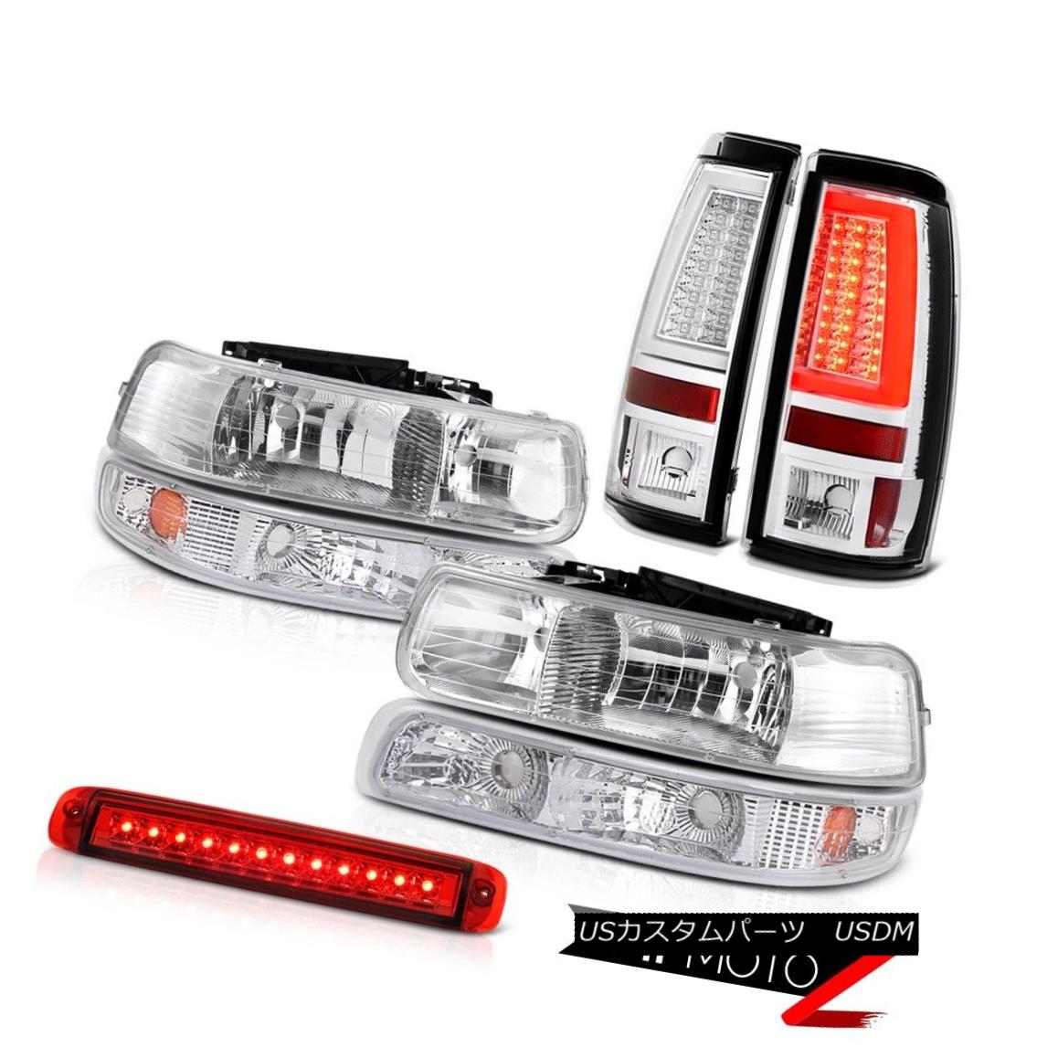 ヘッドライト 99-02 Silverado LT Taillamps Roof Brake Light Headlamps Signal Crystal Prism Bar 99-02 Silverado LTテールランプルーフブレーキライトヘッドランプ信号クリスタルプリズムバー 【並行輸入品】