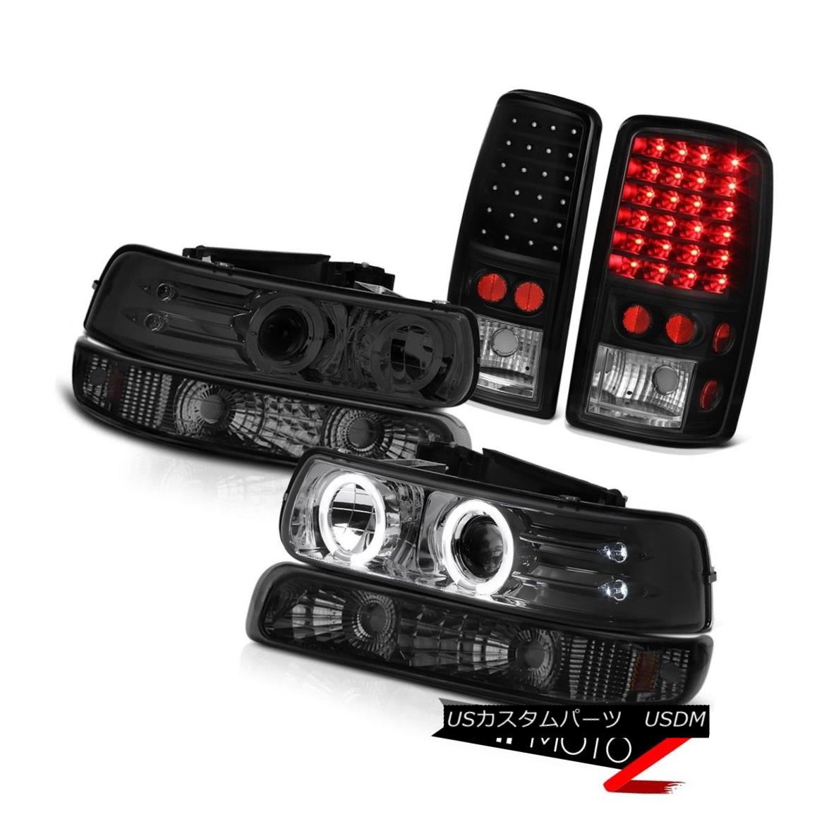 メーカー直売 ライト ランプ Headlamps Led Halo 2x Suburban Chevy 06 05 04 03 02 01 00 ヘッドライト Smoke Ledヘッドランプ煙テールライト Halo 06シボレー郊外2x 05 04 03 02 01 00 Lights Tail