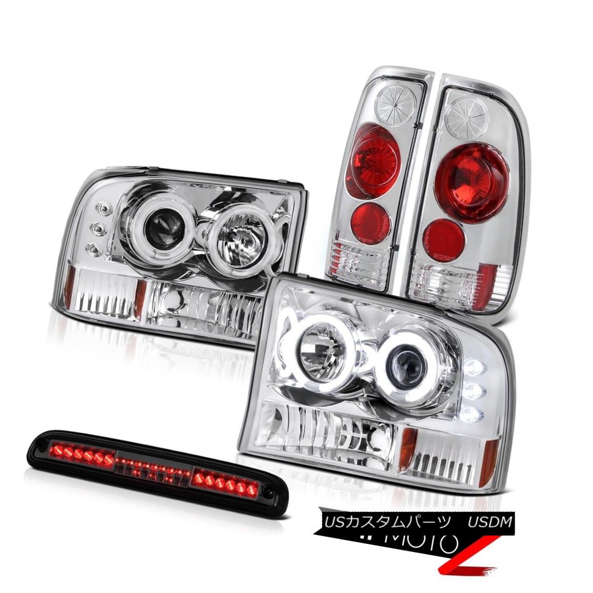 ヘッドライト 99-04 F250 Lariat CCFL Projector Headlight Rear Taillamp High Brake Cargo LED 99-04 F250 Lariat CCFLプロジェクターヘッドライトリアテールランプハイブレーキカーゴLED 【並行輸入品】 57,899円