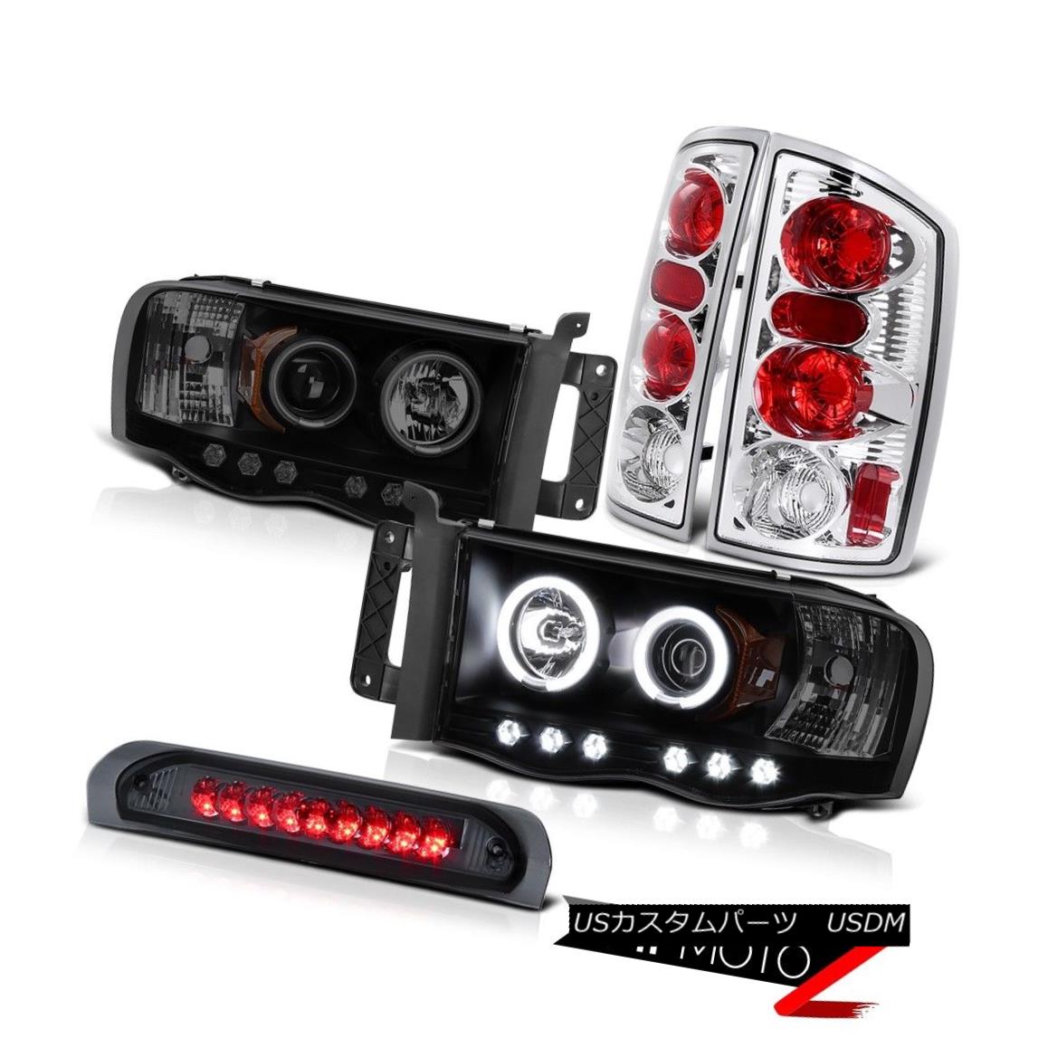 ヘッドライト 2002 2003 Ram PowerTech 3.7L SLT Dark CCFL Angel Headlight Altezza Tail Light 2002年2003年Ram PowerTech 3.7L SLTダークCCFLエンジェルヘッドライトAltezzaテールライト 【並行輸入品】