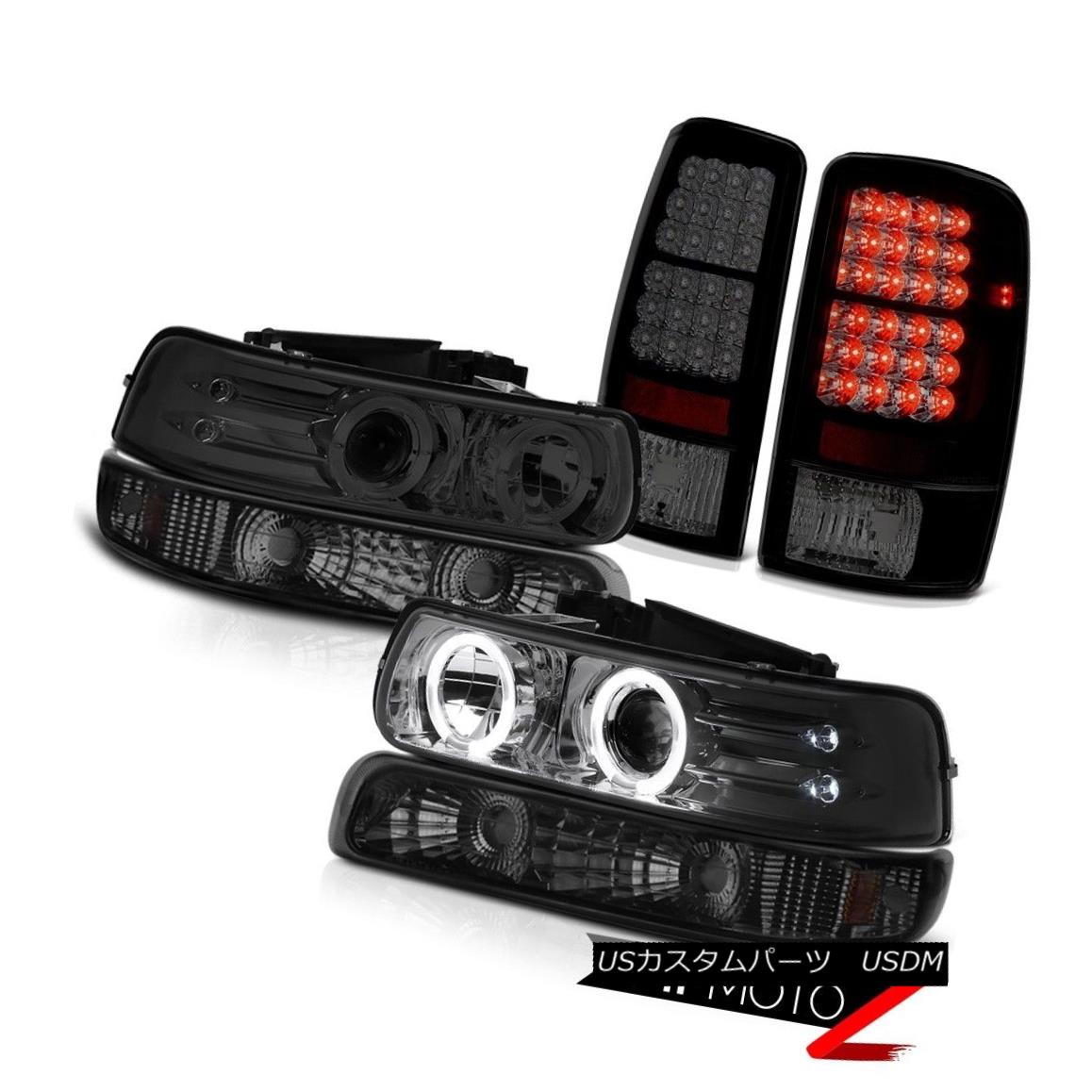 ヘッドライト Halo LED Projector Headlights Parking Rear Brake Taillight 2000-2006 Chevy Tahoe Halo LEDプロジェクターヘッドライトパーキングリアブレーキテールライト2000-2006 Chevy Tahoe 【並行輸入品】 57,899円