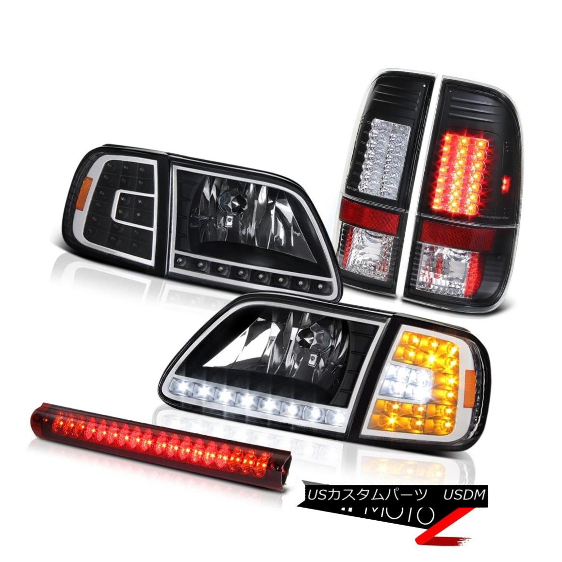 ヘッドライト 1997-2003 F150 5.4L DRL Parking Headlamps Bright LED Tail Light Roof Brake Cargo 1997-2003 F150 5.4L DRLパーキングヘッドランプ明るいLEDテールライトルーフブレーキカーゴ 【並行輸入品】