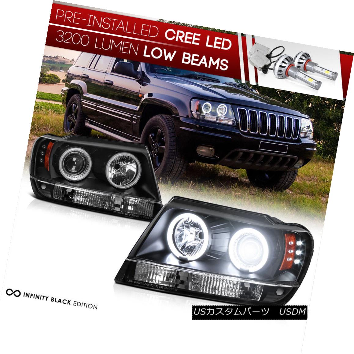 ライト ランプ 在庫あり 即出荷可 Cherokee Grand Jeep 1999 04 Halo Ccfl Brightest Beam Low Led ヘッドライト Led 1999 04ジープグランドチェロキーledヘッドライト 明るいccflハロー Ledロービーム Headlight Beachsidecliniccr Com