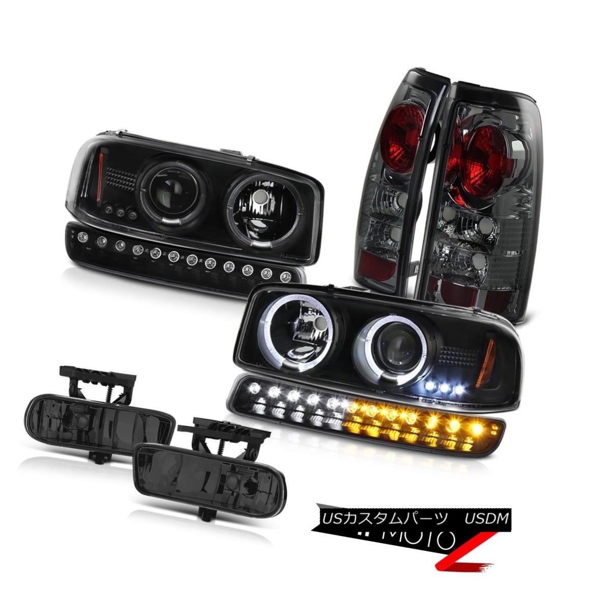 21新入荷 ライト ランプ Headlamps Light Black Matte Lights Brake Parking Foglights 6 6l Sierra 1999 02 ヘッドライト 1999 02 Foglightsパーキングブレーキライトマットブラックライトヘッドランプ 6 6l Sierra Gs Louislegrand Com
