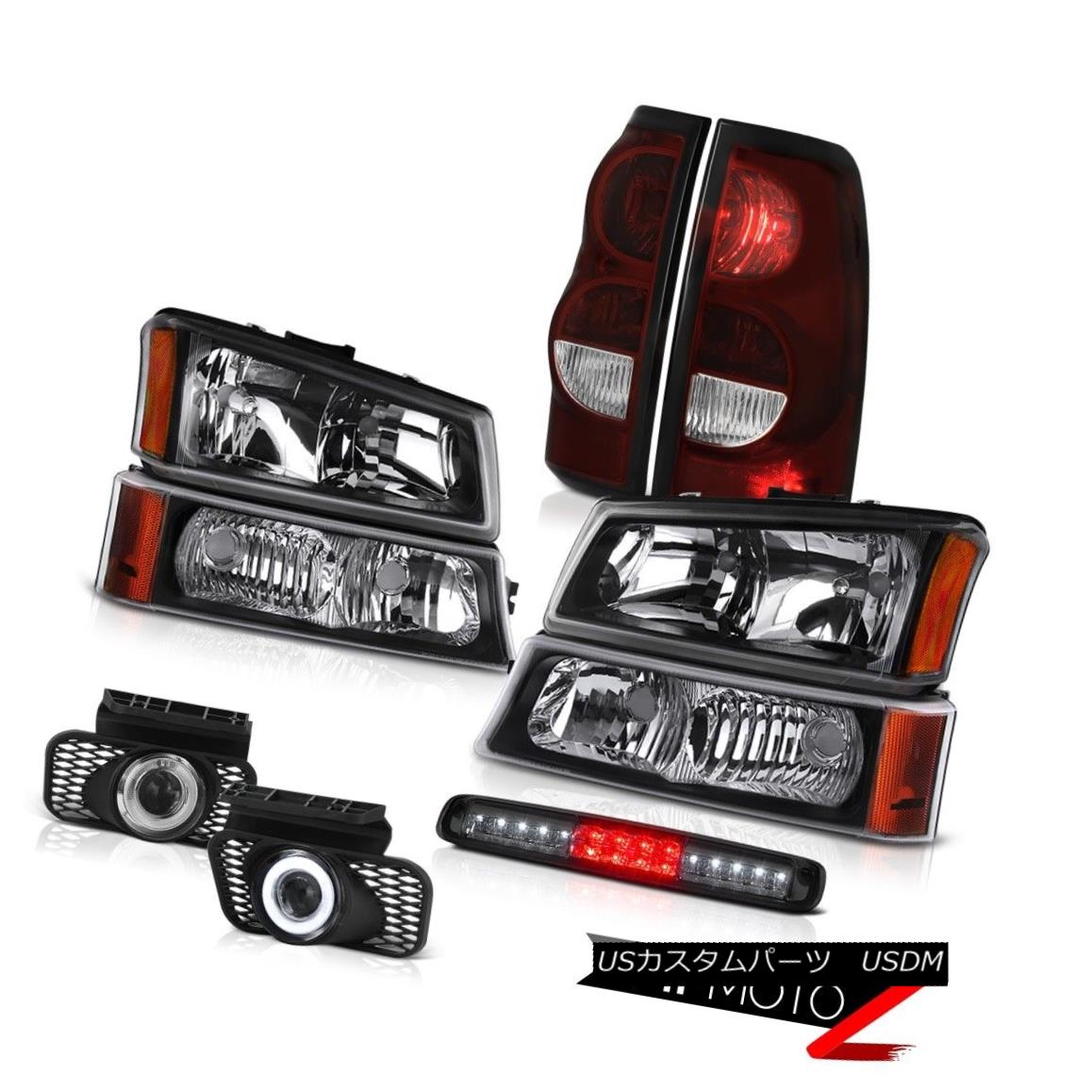 トップ ライト ランプ Third Silverado 03 06 ヘッドライト Brake Silverado第3ブレーキライトクロームフォグランプタイルランプヘッドランプ 03 06 Headlamps Signal Taillamps Foglamps Chrome Light Topadiukdi Com