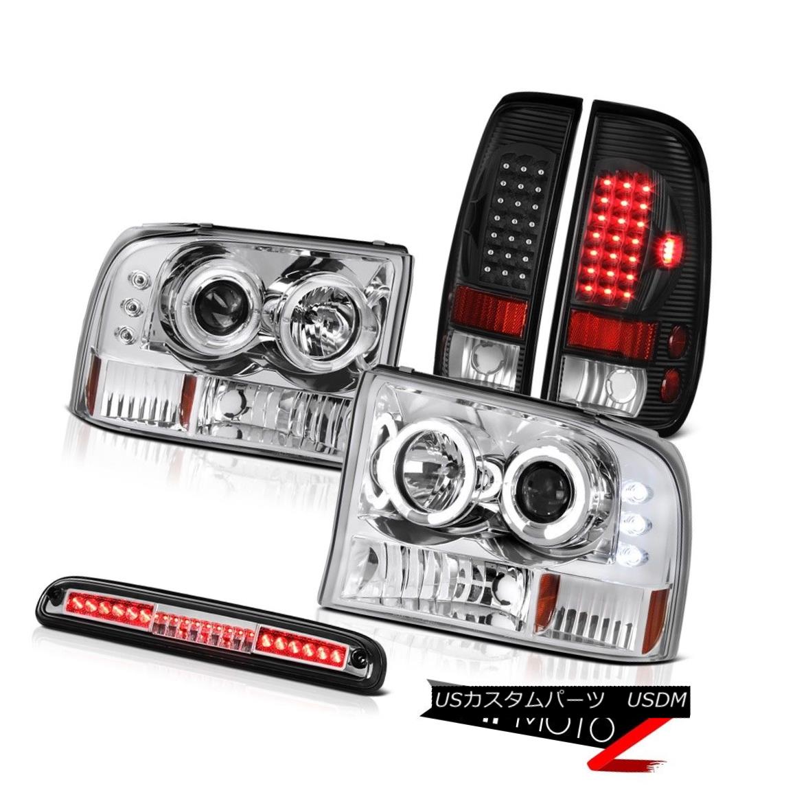 現品限り一斉値下げ ライト ランプ Euro Light Tail Bulbs Led Headlights Eye Angel Clear ヘッドライト Third F350 クリアエンジェルアイヘッドライトled電球テールライトユーロサードブレーキ1999 04 F350 1999 04 Brake