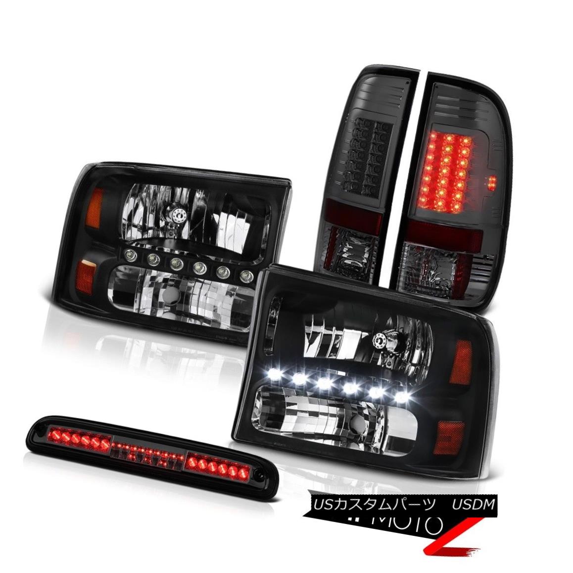 ヘッドライト 99-04 F250 Turbo Diesel Clear/Black Headlight Smoke Brake Tail Roof Stop LED 99-04 F250ターボディーゼルクリア/ブラックヘッドライトスモークブレーキテールルーフストップLED 【並行輸入品】 59,653円