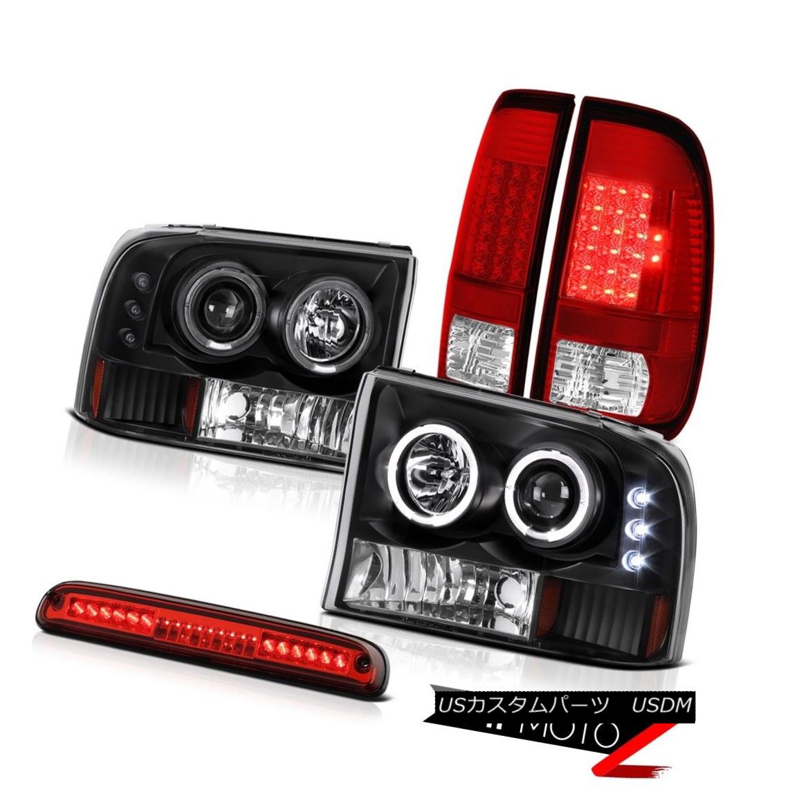 ヘッドライト 99-04 F350 Harley Davidson LED Projector Headlights Taillights Roof Third Brake 99-04 F350ハーレーダビッドソンLEDプロジェクターヘッドライトテールランプ屋根第3ブレーキ 【並行輸入品】