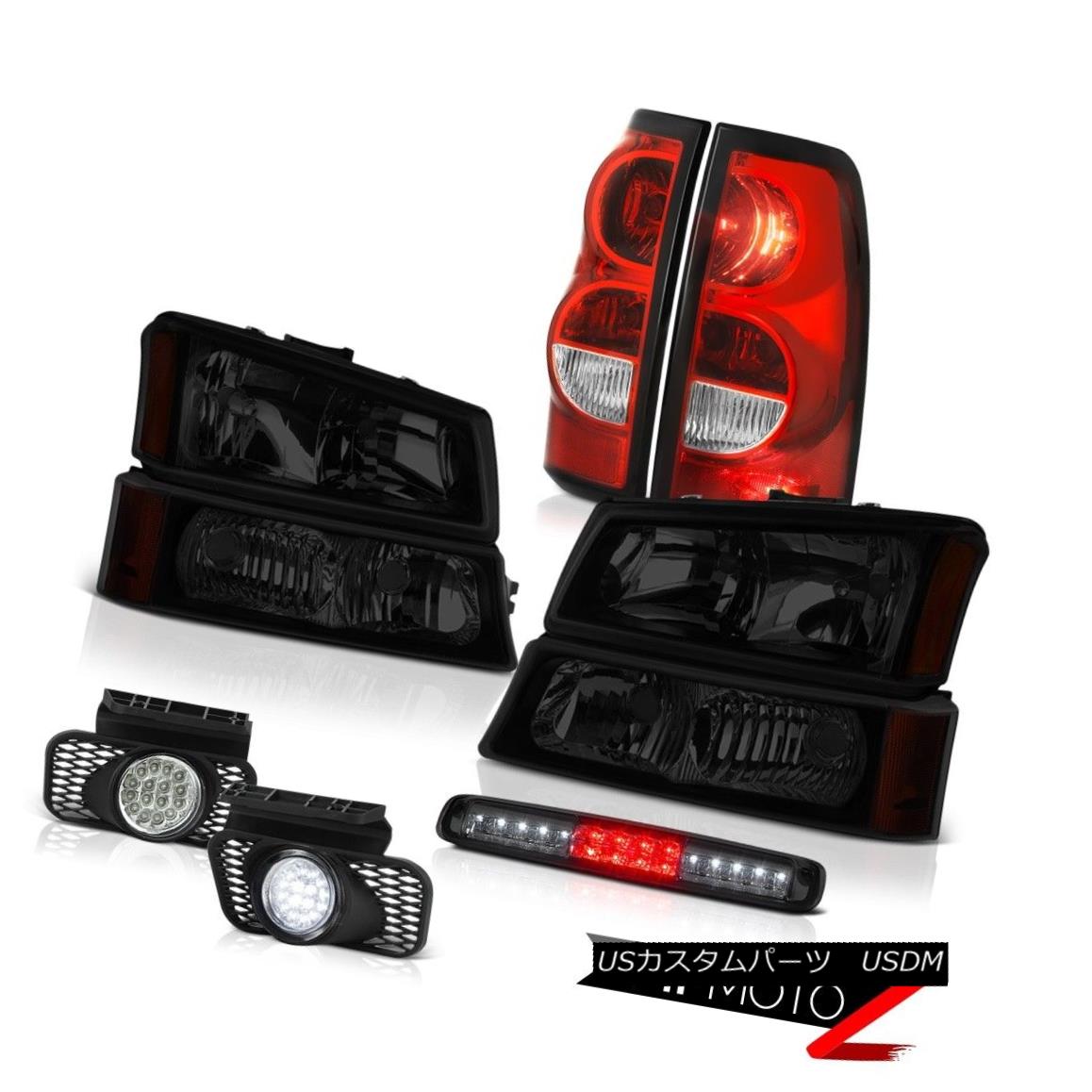 ヘッドライト 03-06 Silverado 2500Hd Smoked 3RD Brake Lamp Foglamps Taillights Headlights LED 03-06 Silverado 2500Hdスモーク3RDブレーキランプフォグランプ幼児用ヘッドライトヘッドライト 【並行輸入品】