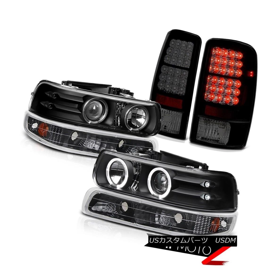 ライト ランプ オンラインショップ Lamps Brake Led Smoke Parking Headlights Projector Eye Angel 2x ヘッドライト 01 06 2xエンジェルアイプロジェクターヘッドライトパーキングスモークledブレーキランプ01 06タホz71 Z71 Tahoe