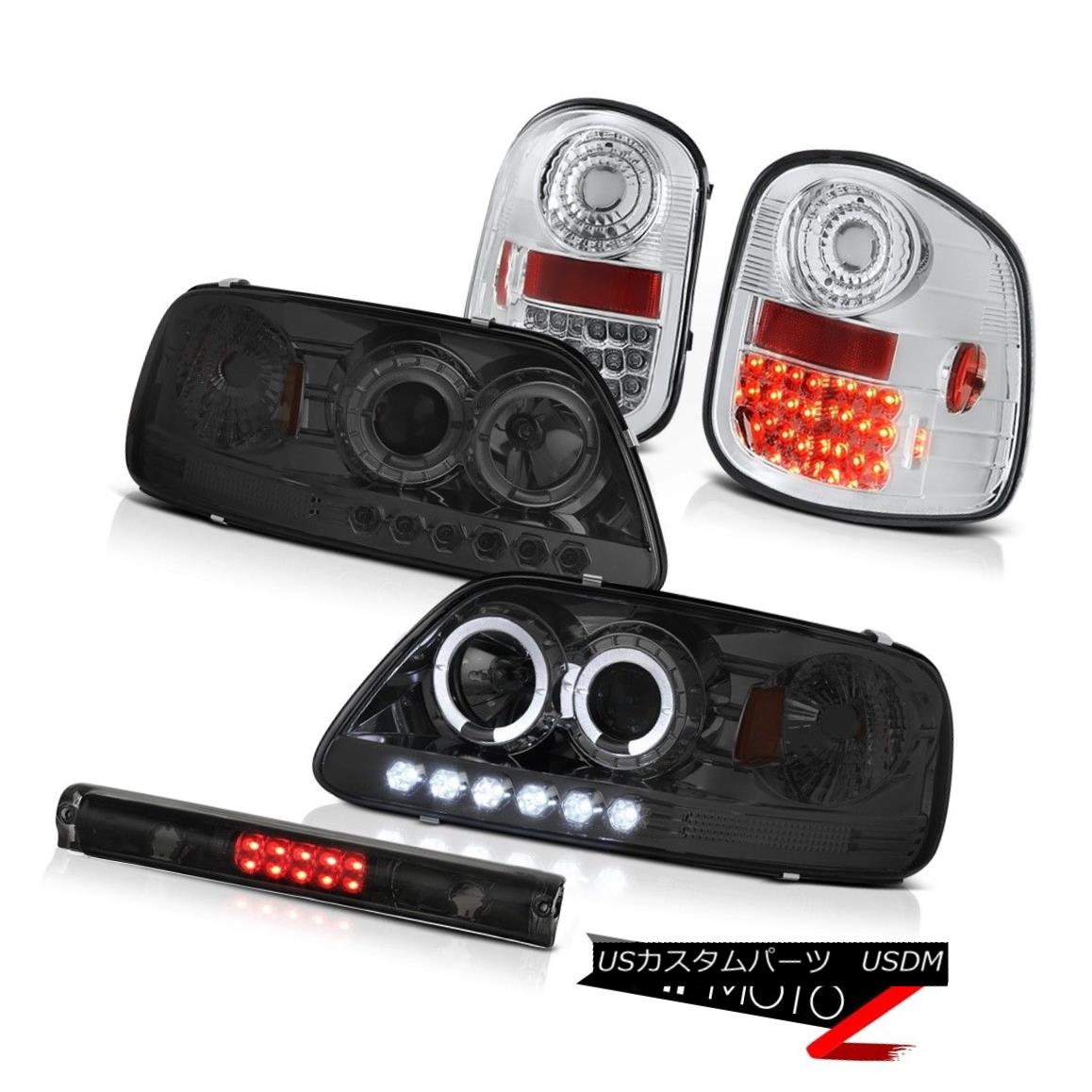 ヘッドライト Dark Halo LED Headlamps Bulb Brake Tail Lights 1997-2003 F150 Flareside Hertiage ダークハローLEDヘッドライトバルブブレーキテールライト1997-2003 F150 Flareside Heritage 【並行輸入品】