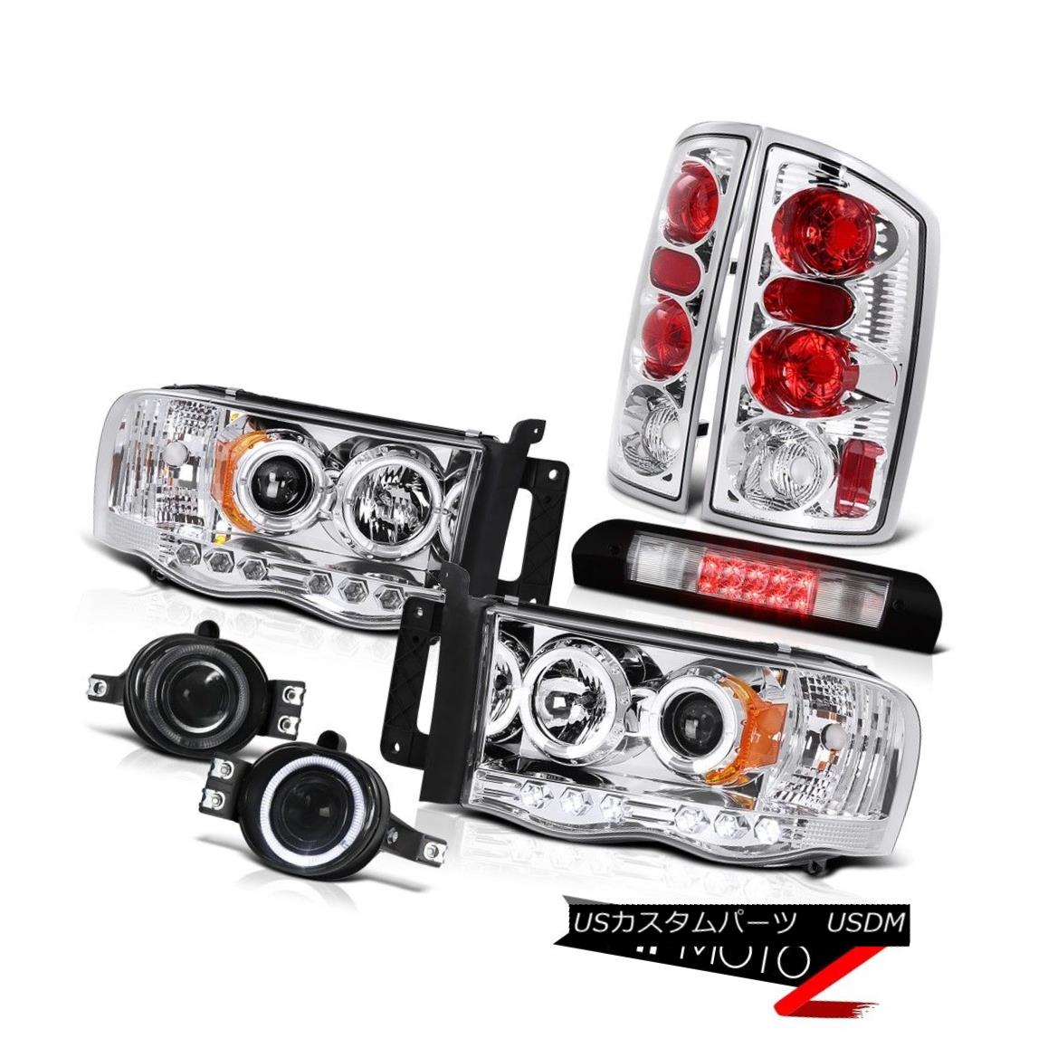 ヘッドライト Halo Headlights Tail Lights Projector Fog Chrome 3rd LED 02-05 Ram TurboDiesel ハローヘッドライトテールライトプロジェクターフォグクロム3番LED 02-05 Ram TurboDiesel 【並行輸入品】