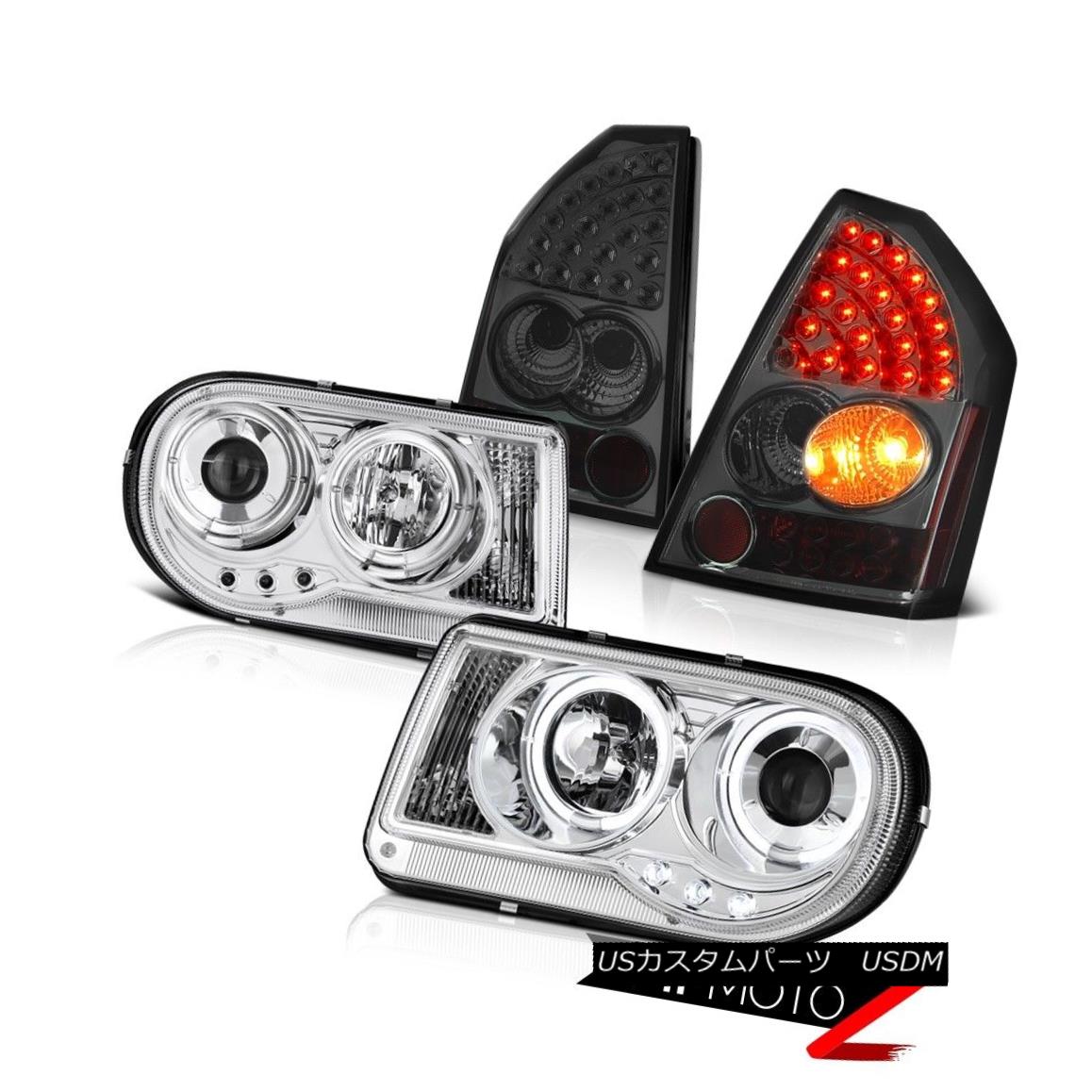 高評価の贈り物 Chrysler 05 07 ヘッドライト 300c 明るい プロジェクターヘッドライトl E Dテールライトスモーク 6 1l 05 07クライスラー300c Smoke Light Tail L E D Headlights Projector Brightest 6 1l Usdm 0019 1641 Bhashaprofs Com