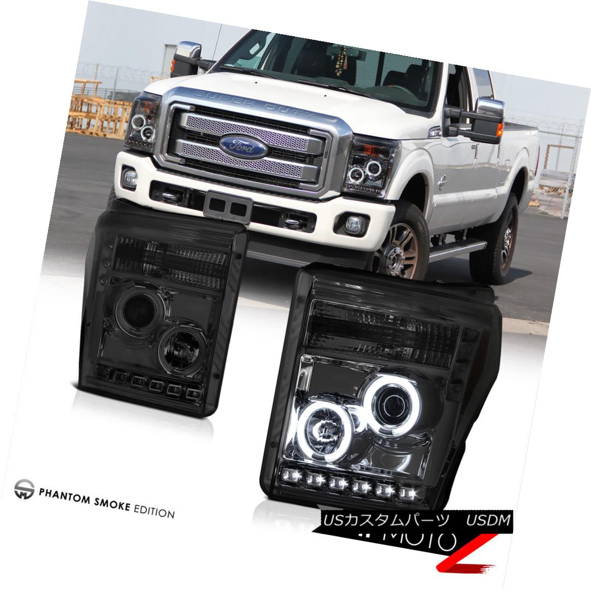 ライト ランプ 高品質の人気 F450 F350 F250 Superduty Ford 11 16 ヘッドライト Smoked Ledプロジェクターヘッドライト Halo Ccfl Smoked F450 F350 F250 Superduty Ford 11 16 Headlight Projector Led Halo Ccfl Beachsidecliniccr Com