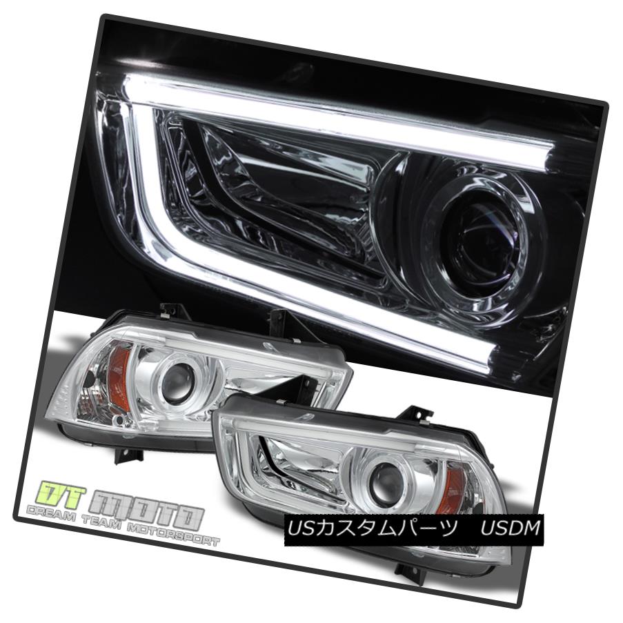 ヘッドライト 2011-2014 Dodge Charger DRL LED Tube Projector Headlights Left+Right 11 12 13 14 2011-2014ダッジチャージャーDRL LEDチューブプロジェクターヘッドライト左+右11 12 13 14 【並行輸入品】 59,653円