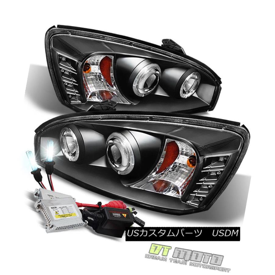 ヘッドライト 6000K Slim Xenon Hid Kit+Black 04-07 Chevy Malibu/Max Halo Projector Headlights 6000Kスリムキセノンハイドキット+ブラック04-07シボレーマリブ/マックスハロープロジェクターヘッドライト 【並行輸入品】