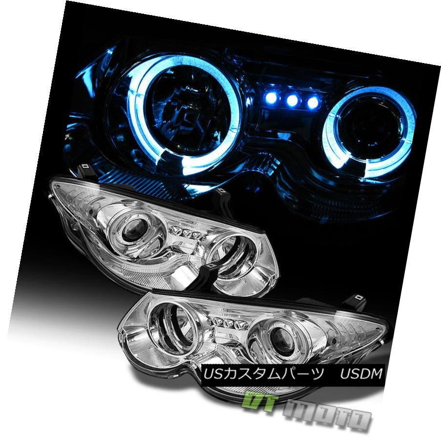 ヘッドライト 1999-2004 Chrysler 300M LED Dual Halo Projector Headlights Headlamps Left+Right 1999-2004クライスラー300M LEDデュアル・ハロー・プロジェクター・ヘッドライトヘッドランプ左+右 【並行輸入品】