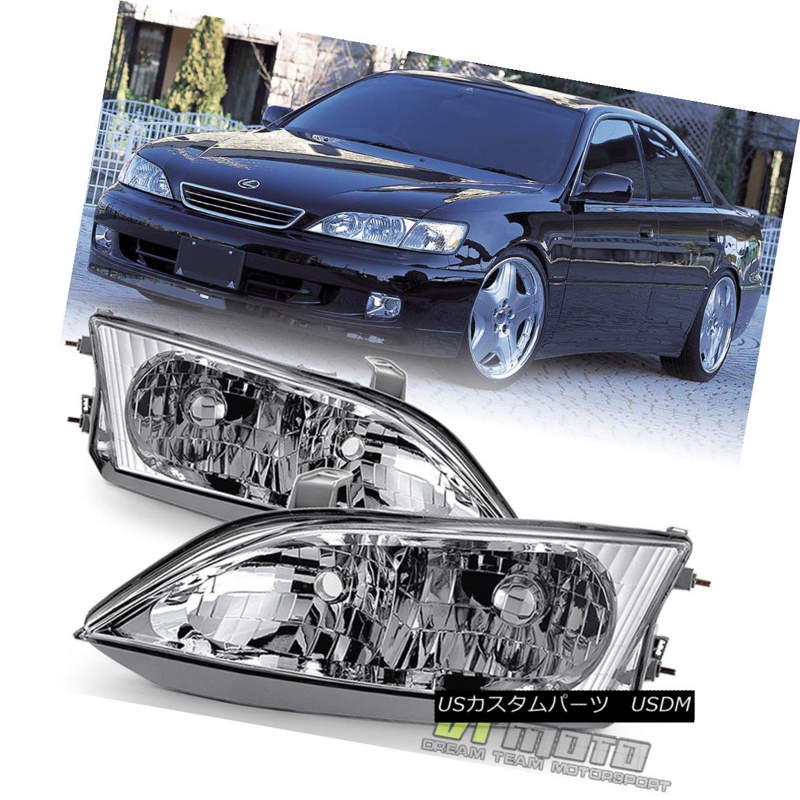 ヘッドライト 1997-2001 Lexus ES300 [Factory Style] Halogen Headlights Headlamps Left+Right 1997?2001年レクサスES300 [工場スタイル]ハロゲンヘッドライトヘッドランプ左+右 【並行輸入品】