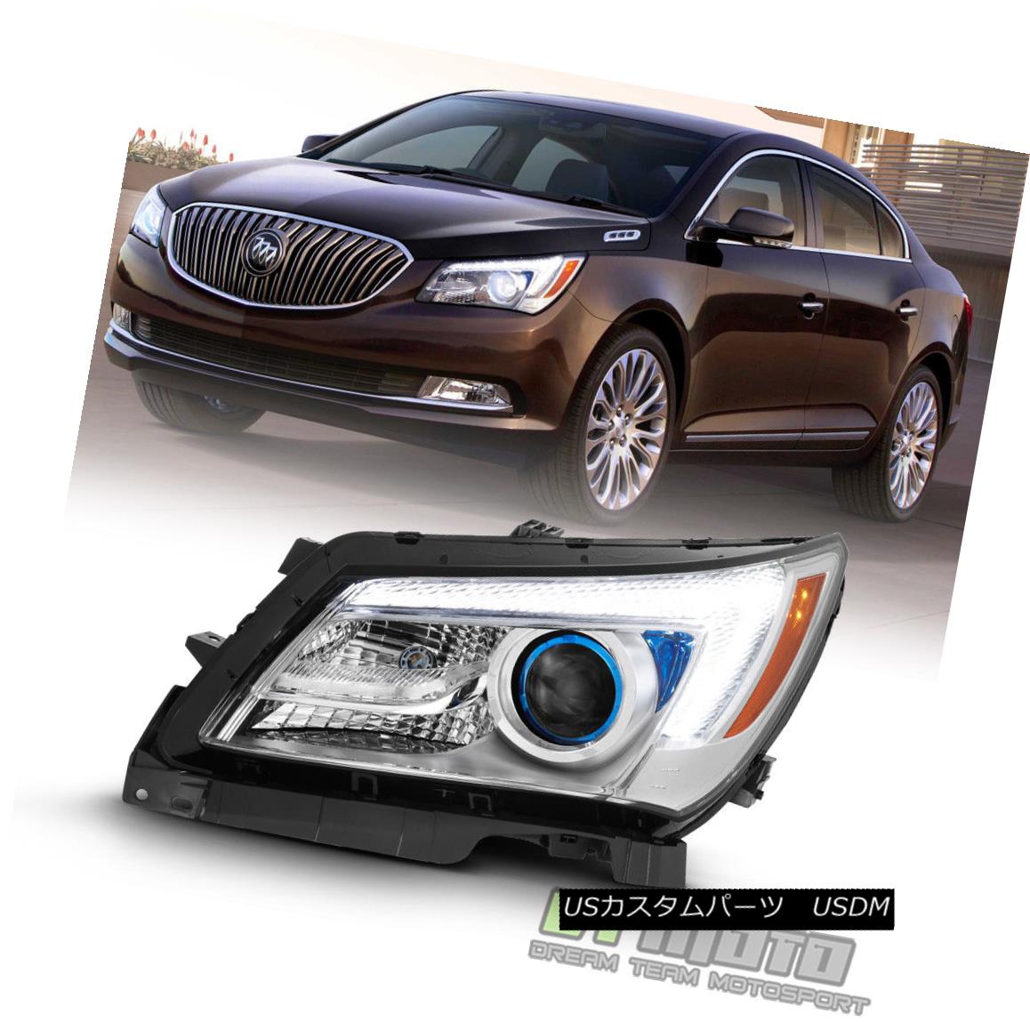 ヘッドライト NEW 2014-16 Buick LaCrosse Halogen LED Projector Headlight Headlamp Driver Side NEW 2014-16 BuickラクロスハロゲンLEDプロジェクターヘッドライトヘッドランプドライバサイド 【並行輸入品】