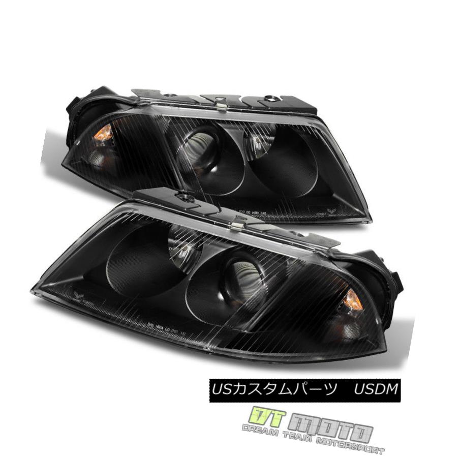 ヘッドライト Black 01-05 VW Passat Projector Headlights Pair Left+Right Replacement 2001-2005 黒01-05 VW Passatプロジェクターヘッドライトペア左+右置き換え2001-2005 【並行輸入品】