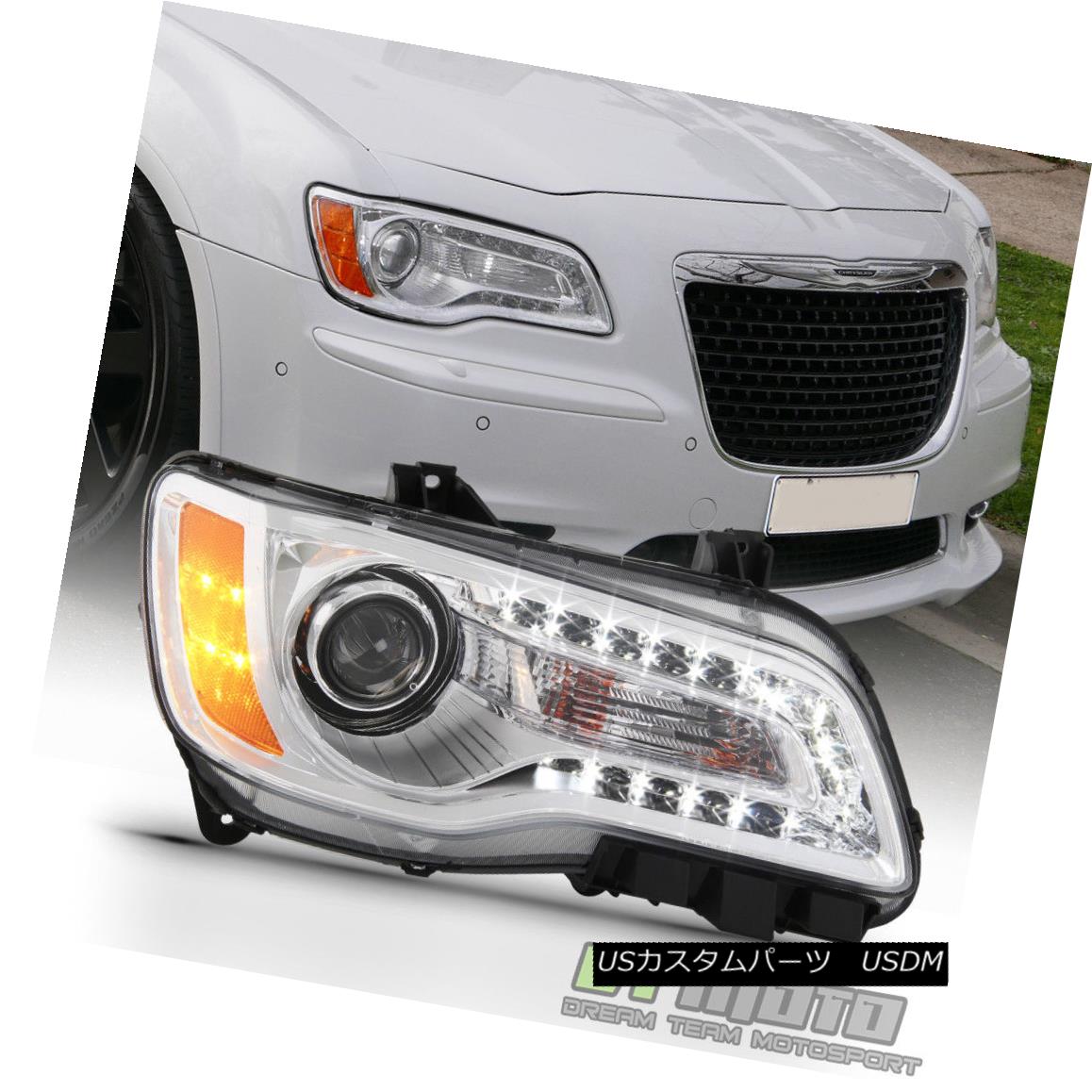 ライト ランプ 優先配送 Right Projector Drl Led Halogen 300 Chrysler 11 14 ヘッドライト Passenger Drlプロジェクター右乗員サイドヘッドライト 11 14クライスラー300ハロゲンled Headlight Side Beachsidecliniccr Com