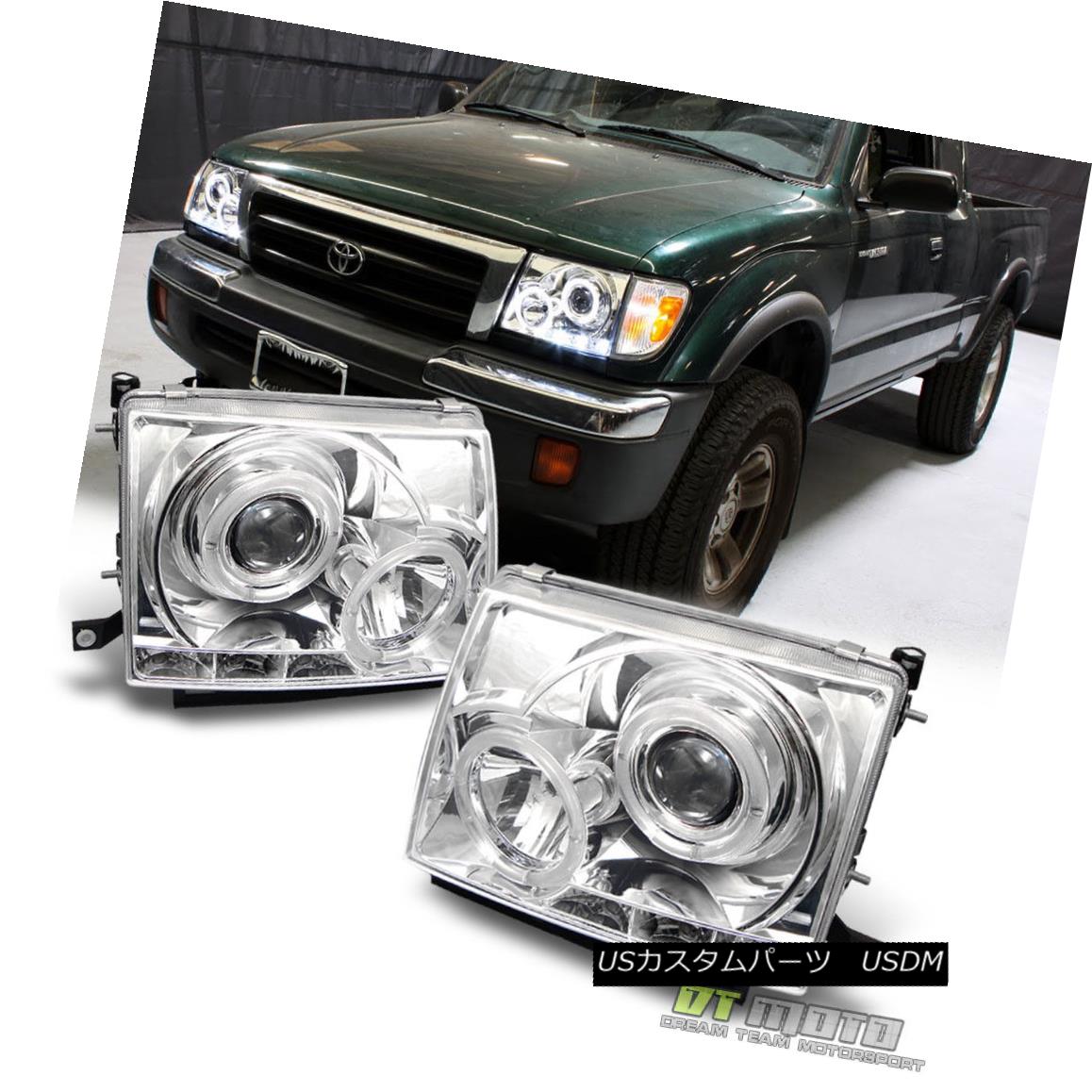 ヘッドライト 1997-2000 Toyota Tacoma 2WD 98-00 4WD LED Halo Projector Headlights Left+Right 1997-2000トヨタタコマ2WD 98-00 4WD LEDハロープロジェクターヘッドライト左+右 【並行輸入品】 45,012円