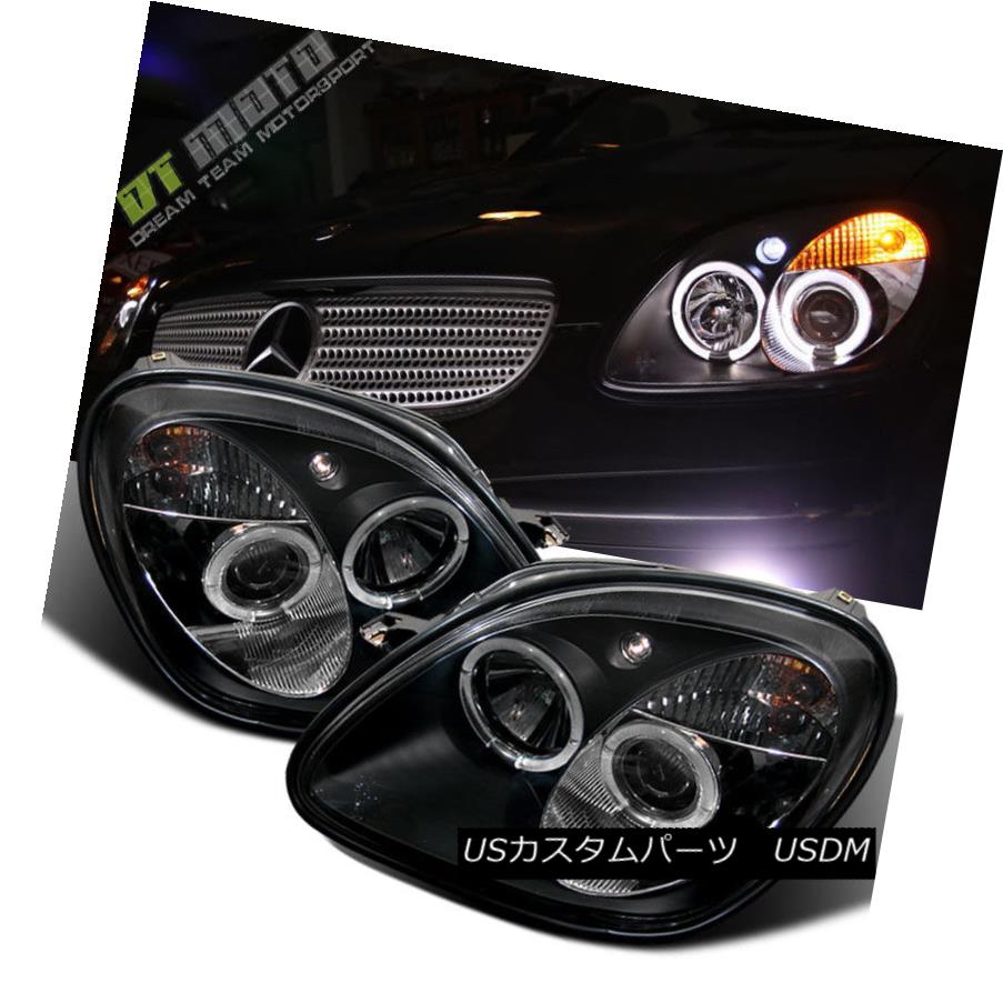 ヘッドライト Black 1998-2004 Mercedes-Benz R170 SLK230 SLK320 LED Halo Projector Headlights ブラック1998-2004 Mercedes-Benz R170 SLK230 SLK320 LEDハロープロジェクターヘッドライト 【並行輸入品】