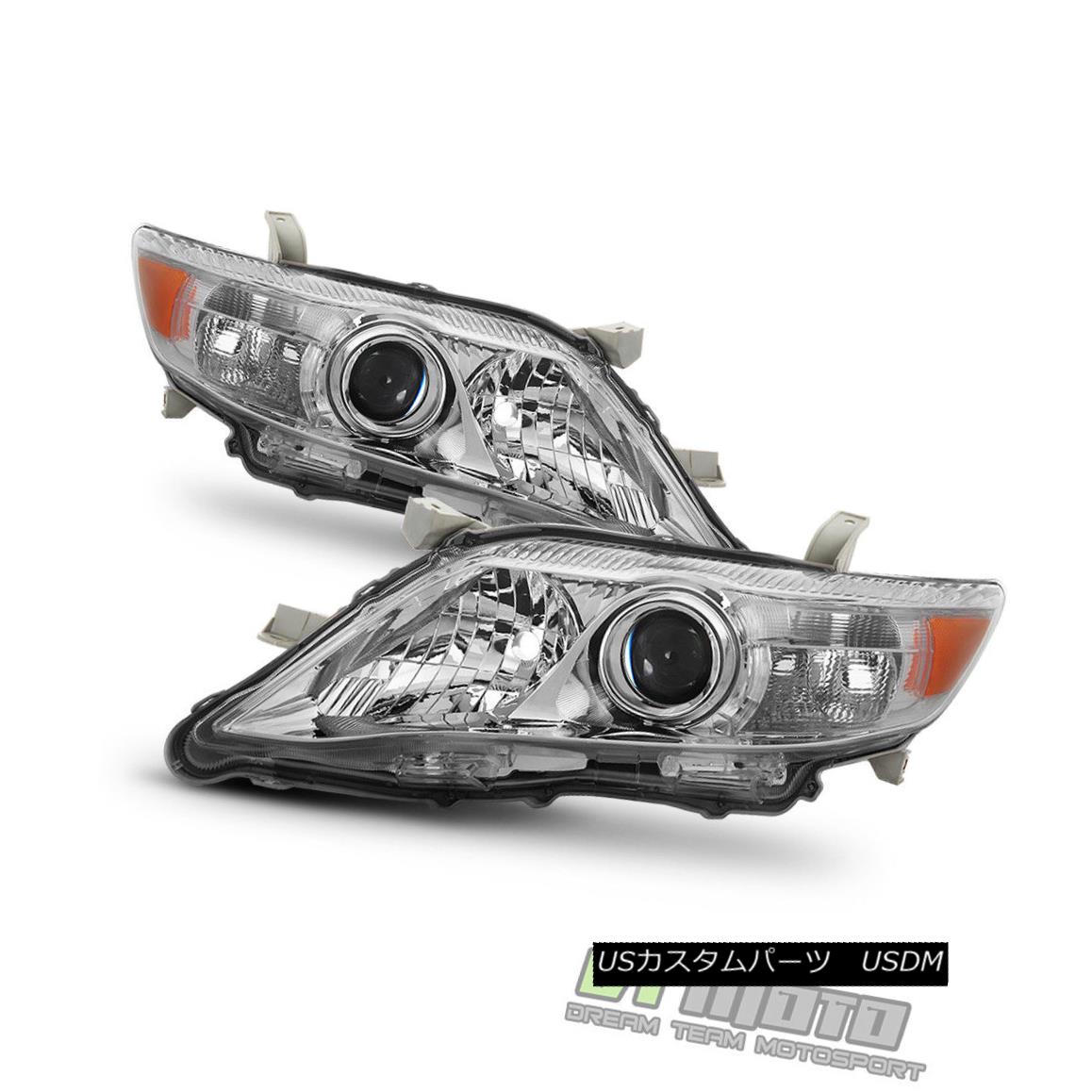 ヘッドライト Replacement US Built Model 2010-2011 Toyota Camry Projector Headlights Headlamps 交換式米国製モデル2010-2011トヨタカムリプロジェクターヘッドライトヘッドランプ 【並行輸入品】