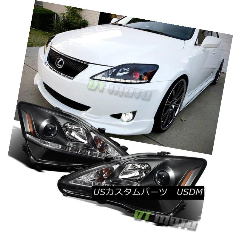 ヘッドライト 2006-2010 Lexus IS250 IS350 SMD LED DRL Projector Headlights 06-10 Left+Right 2006-2010 Lexus IS250 IS350 SMD LED DRLプロジェクターヘッドライト06-10左+右 【並行輸入品】