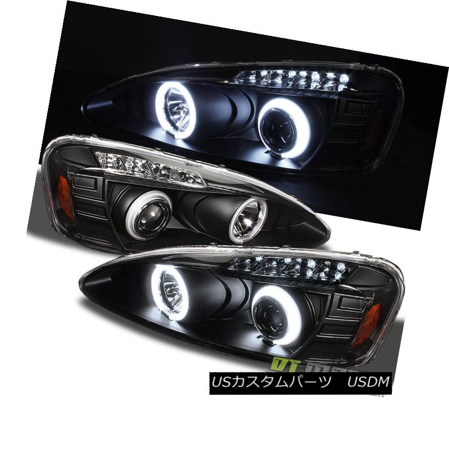 ヘッドライト Black 2004-2008 Pontiac Grand Prix CCFL Halo Projector Led Headlights Left+Right 黒2004-2008ポンティアックグランプリCCFL HaloプロジェクターLedヘッドライト左+右 【並行輸入品】