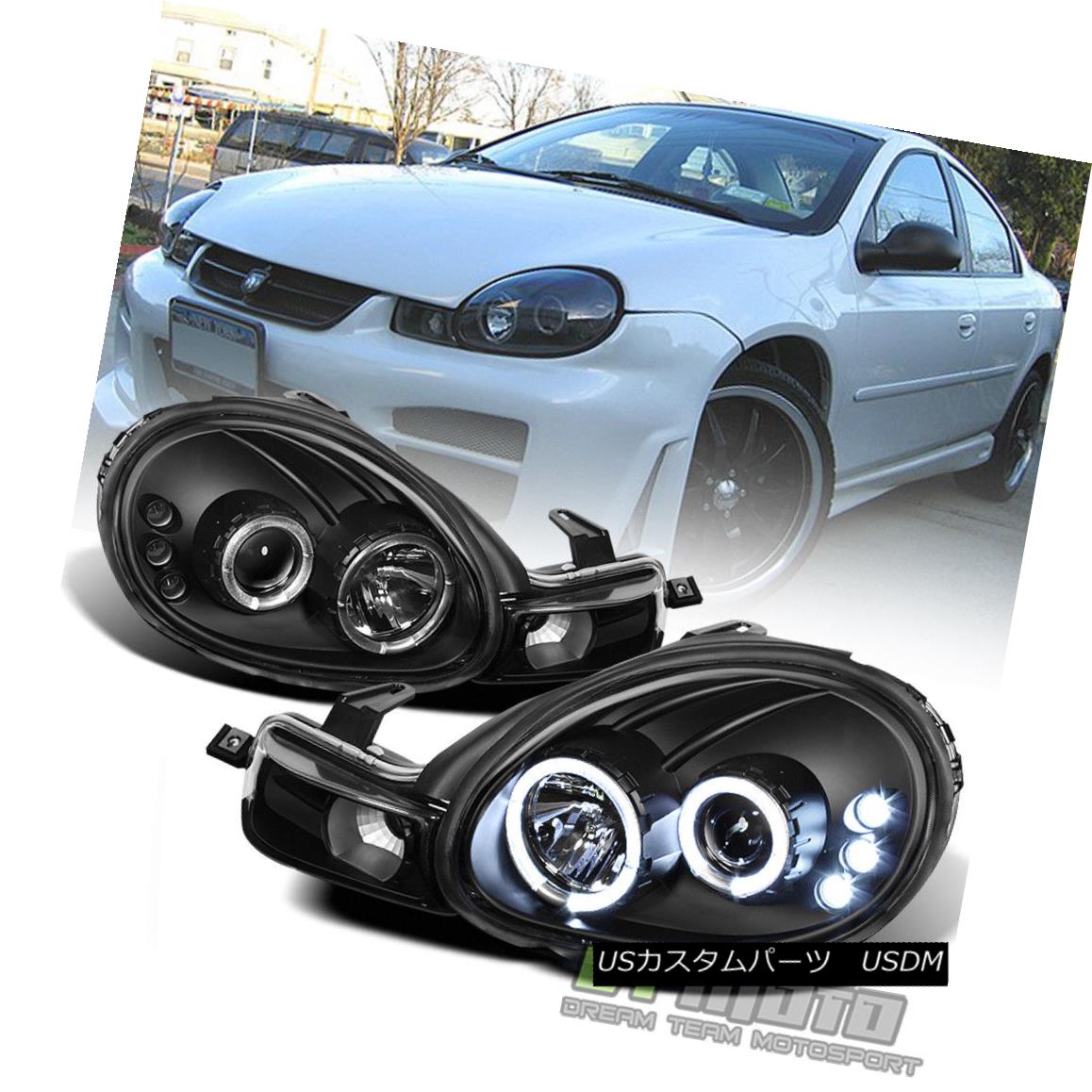 ライト ランプ 一部予約販売中 W Headlights Projector Halo Dual Led Neon Dodge 02 01 00 Blk ヘッドライト Signal Ledデュアル ハロー プロジェクター ヘッドライト Neon 02信号ランプ付dodge 01 00 Blk Lamps Investorindiaalliance Com