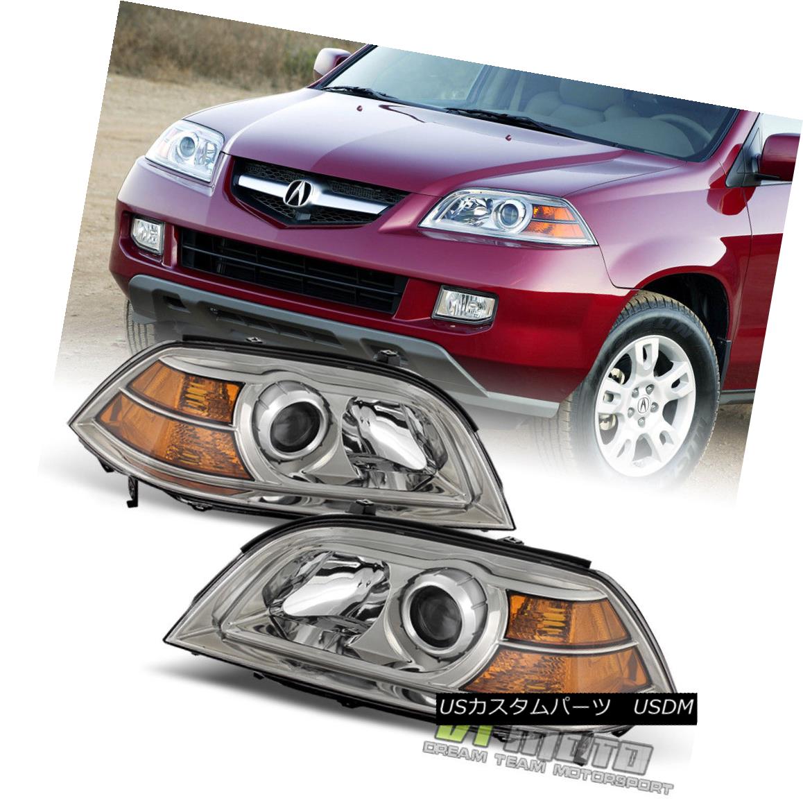 ヘッドライト 2004 2005 2006 Acura MDX Headlights Headlamps Replacement 04 05 06 Left+Right 2004 2005 2006アキュラMDXヘッドライトヘッドランプ交換04 05 06左+右 【並行輸入品】